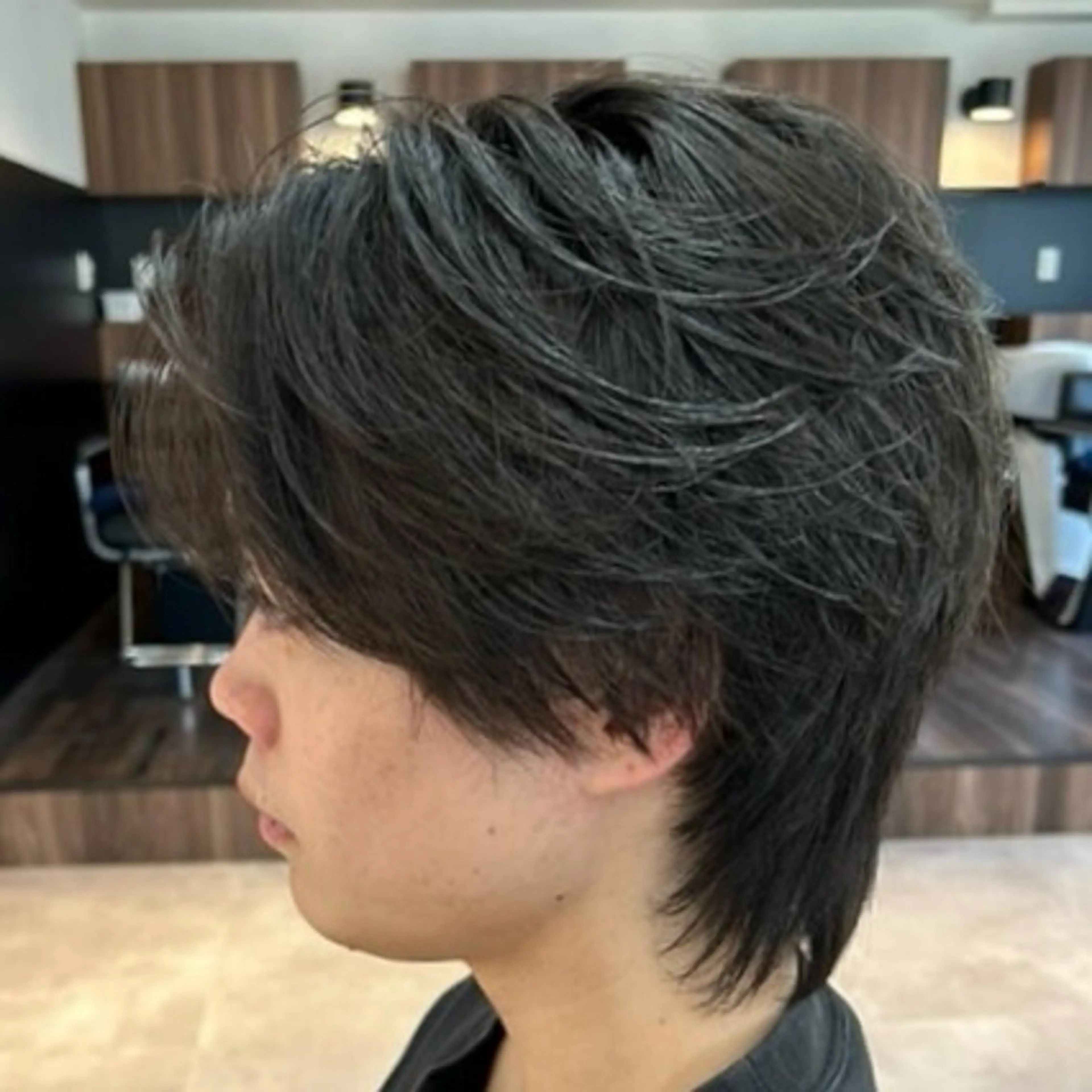 パーマ メンズ センターパート フェザーパーマ メンズ韓国風 メンズパーマ ニュアンスパーマ カット パーマ 男の理想を叶える🔥 メンズパーマ特化|関のヘアスタイル