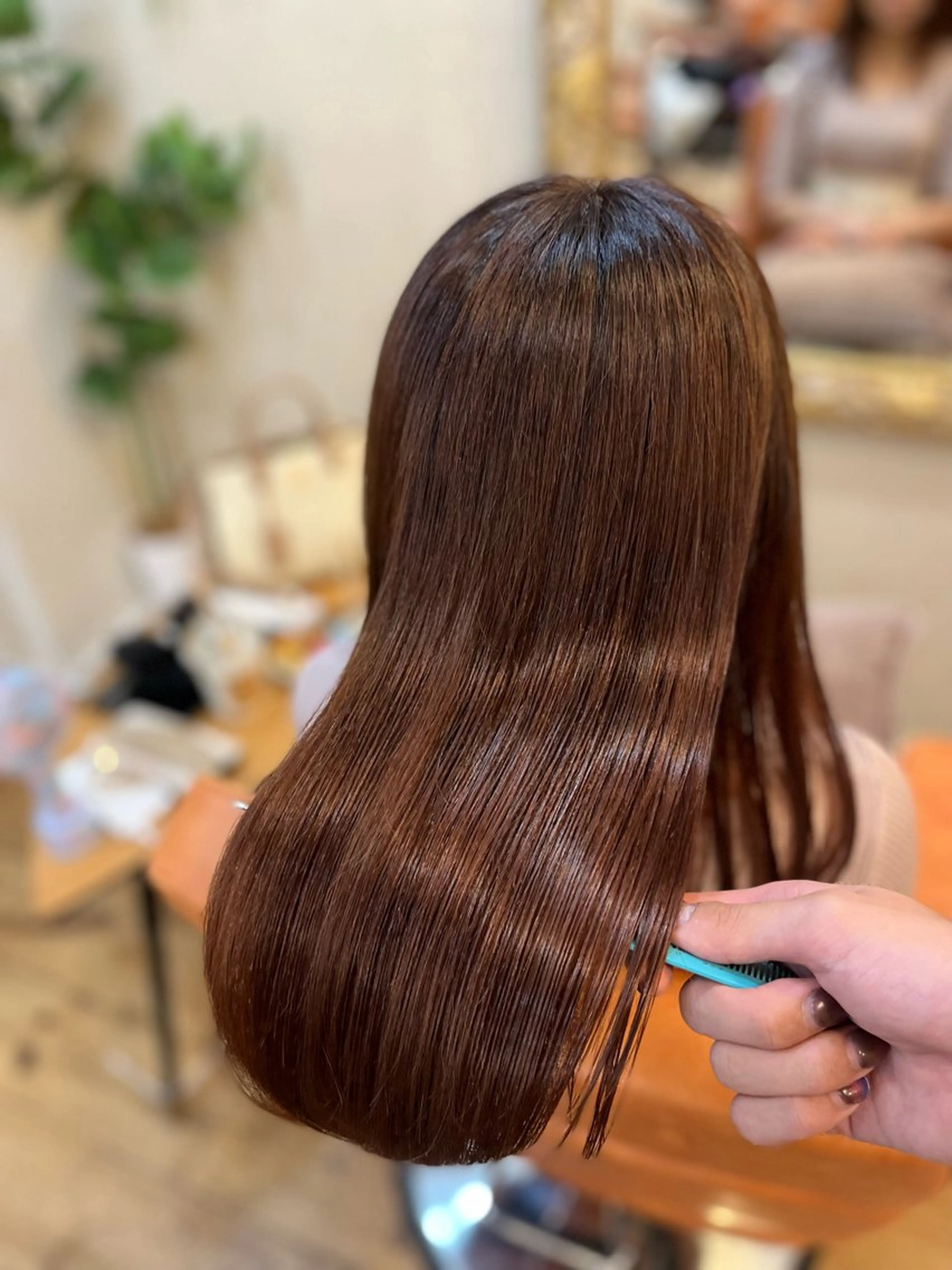 ロング ⚪️髪質改善 縮毛 店長 コウ⚪️のヘアスタイル