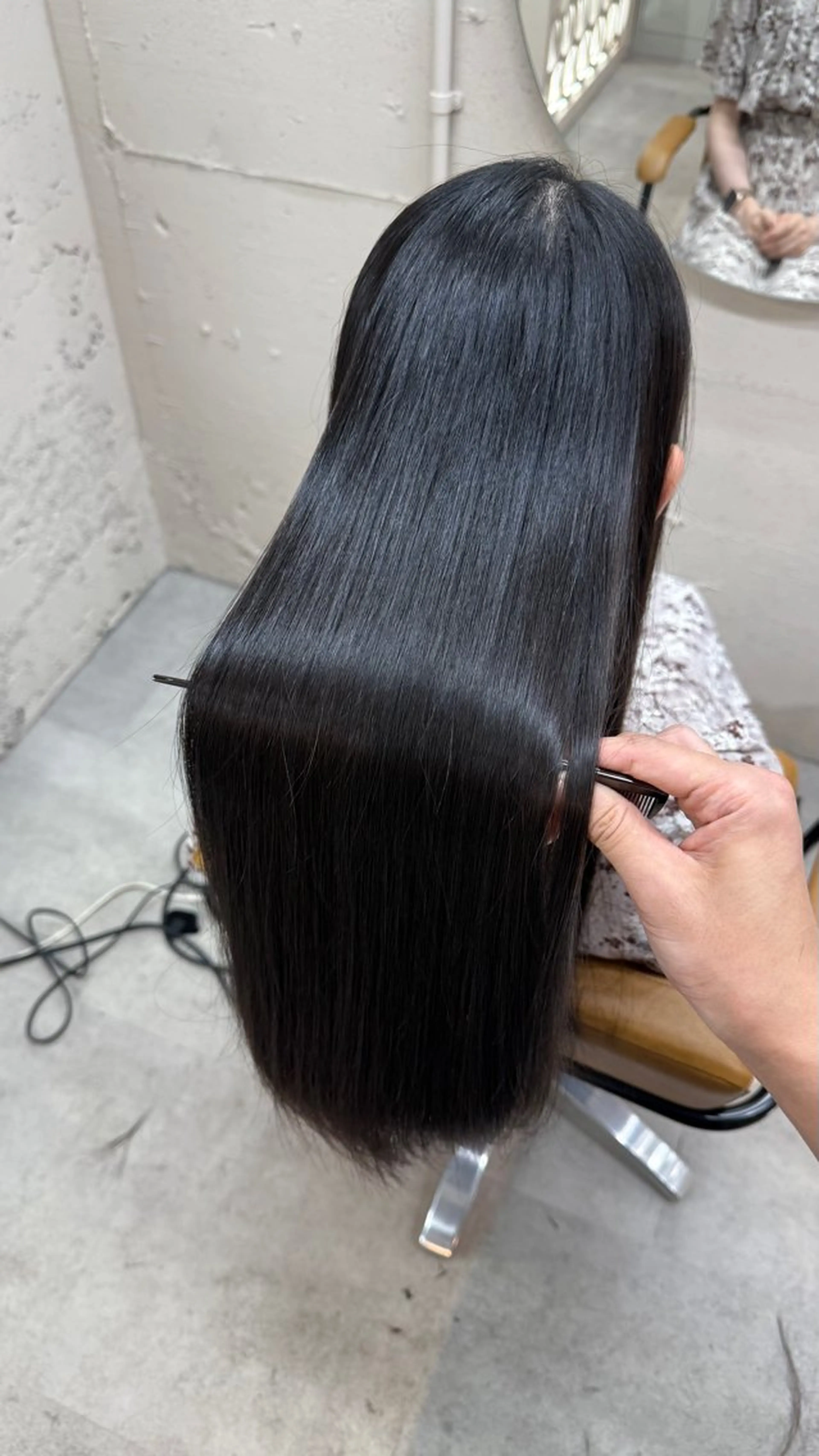 ロング カラー 緑区/艶髪 🦋柿下のヘアスタイル