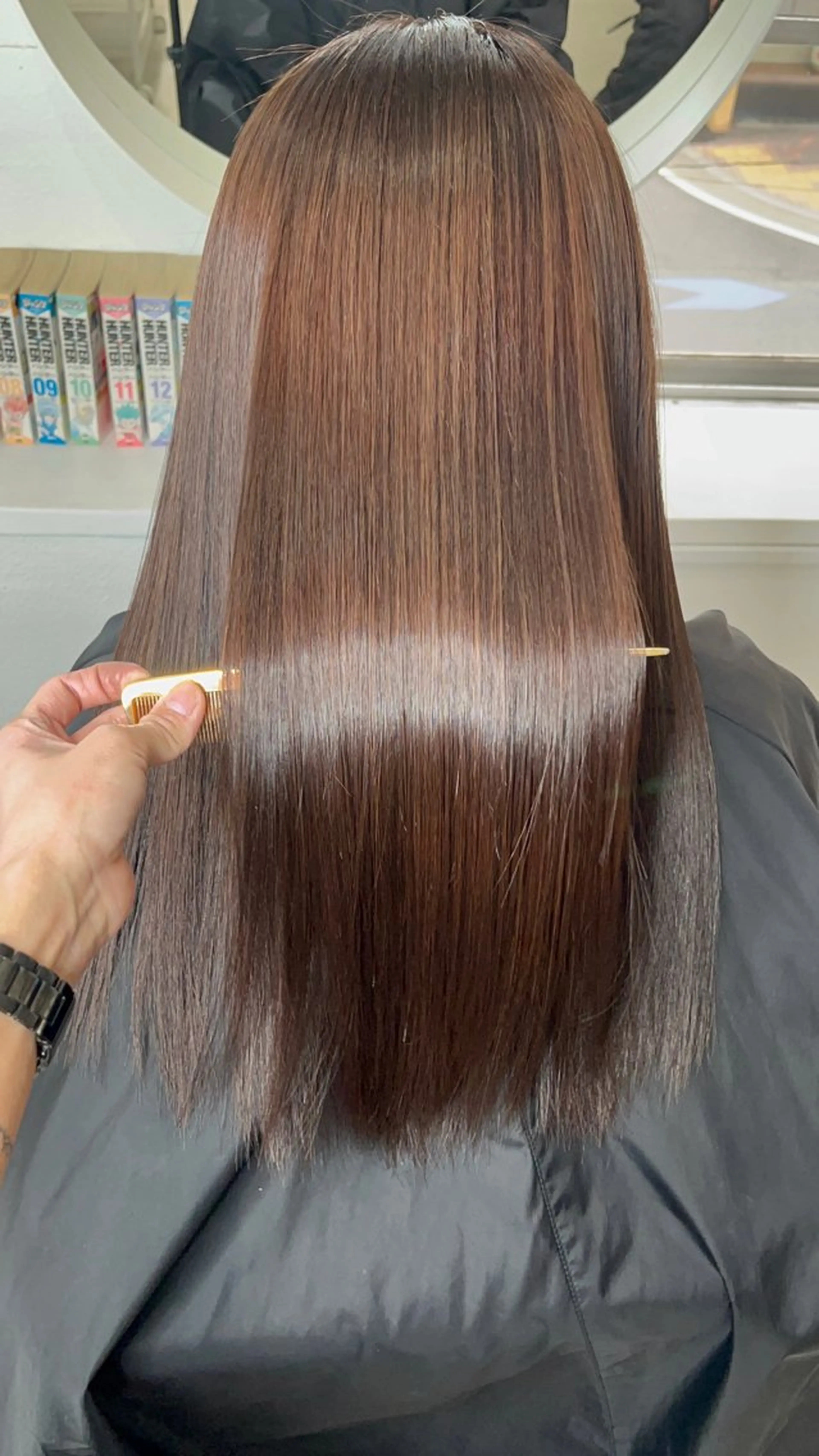 ロング 縮毛矯正 トリートメント CoCooN TAKUMAのヘアスタイル