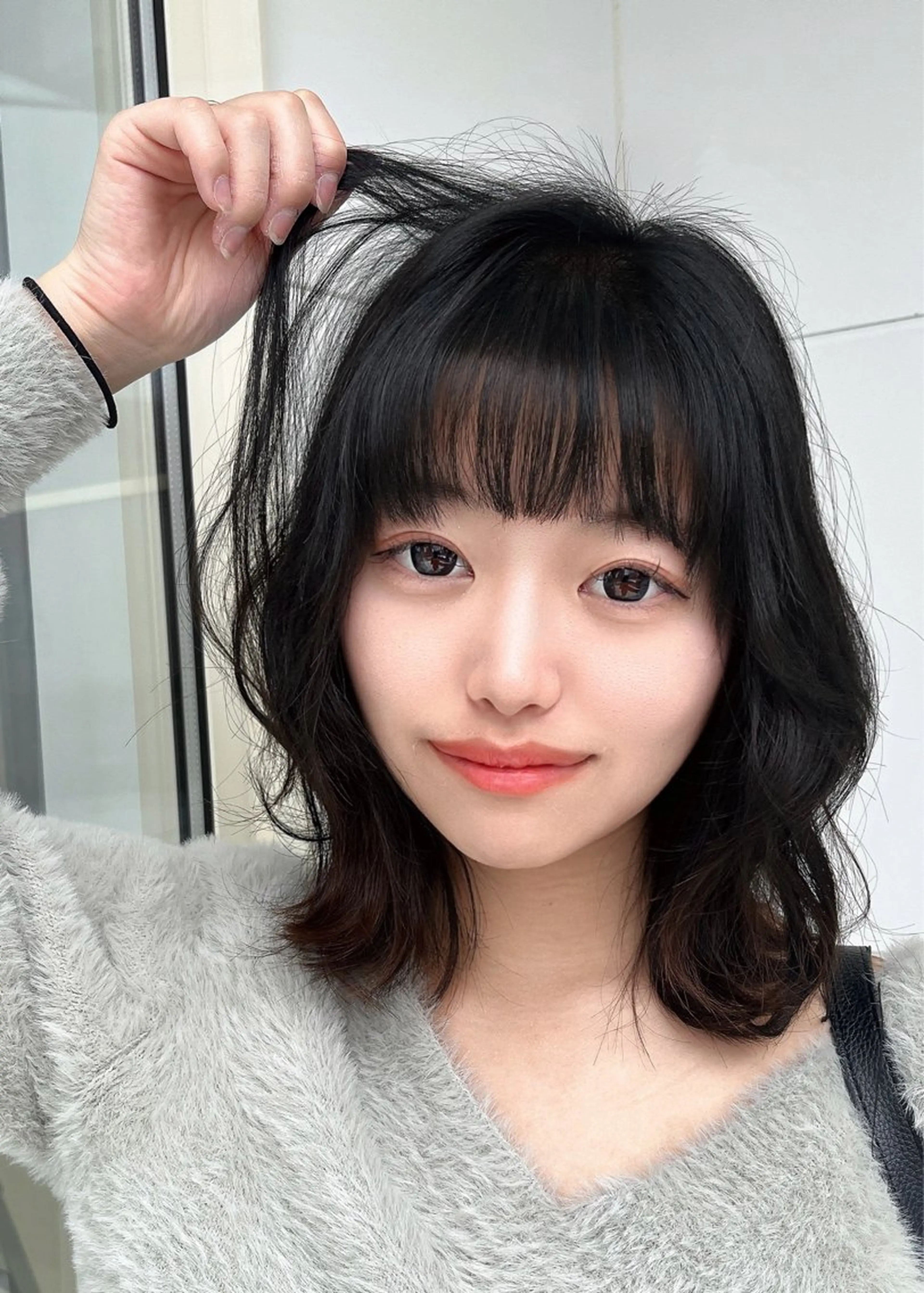 ミディアム MIZUKI🫧ྀི 韓国ヘアAFLOATのヘアスタイル