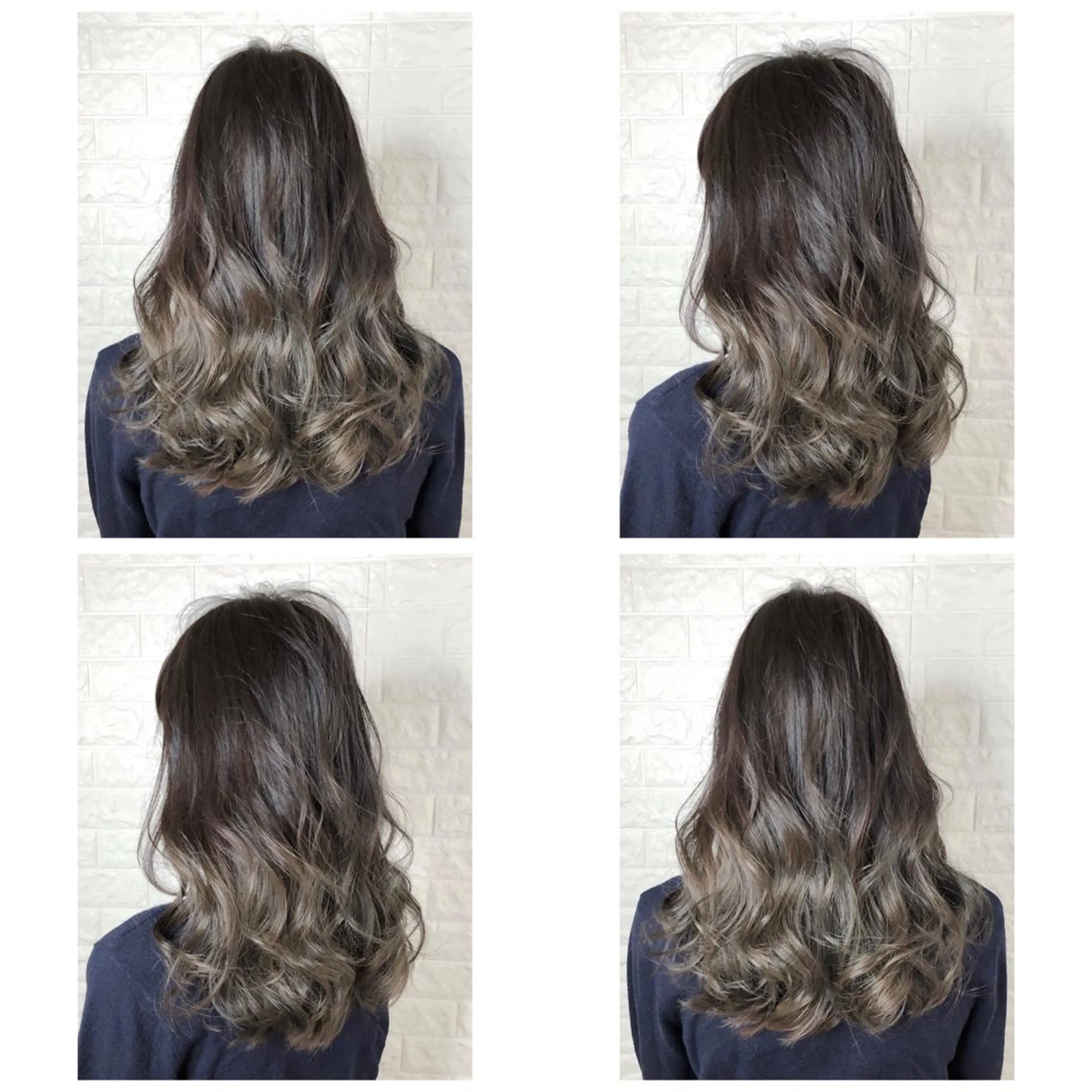 ミディアム カラー バレイヤージュ ブリーチ ケアブリーチ 透明感カラー グラデーションカラー 髪質改善特化KIZU /艶髪研究（京都）のヘアスタイル