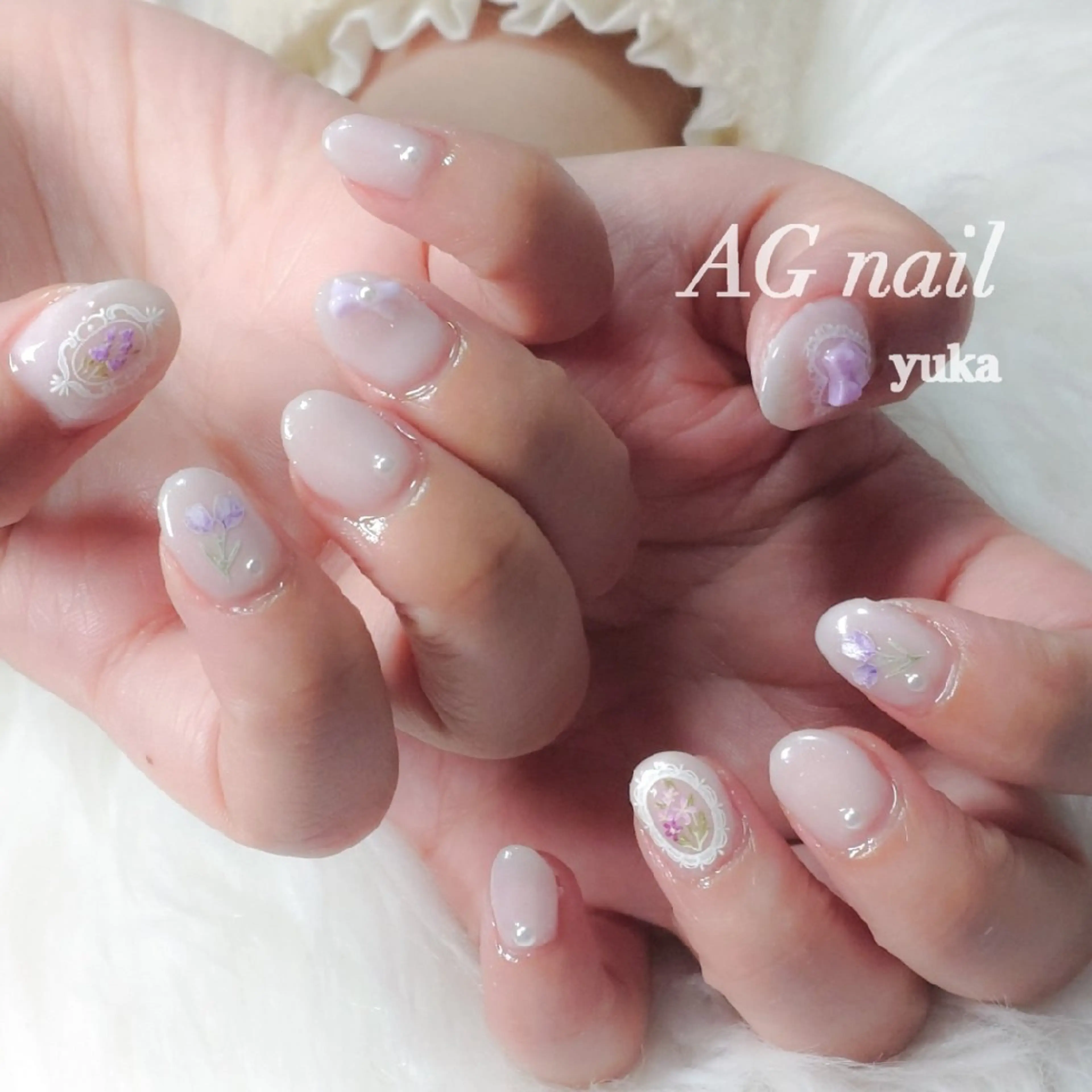 ネイル ハンドネイル AGnail 富永  /オフ込みフィルインのネイルデザイン