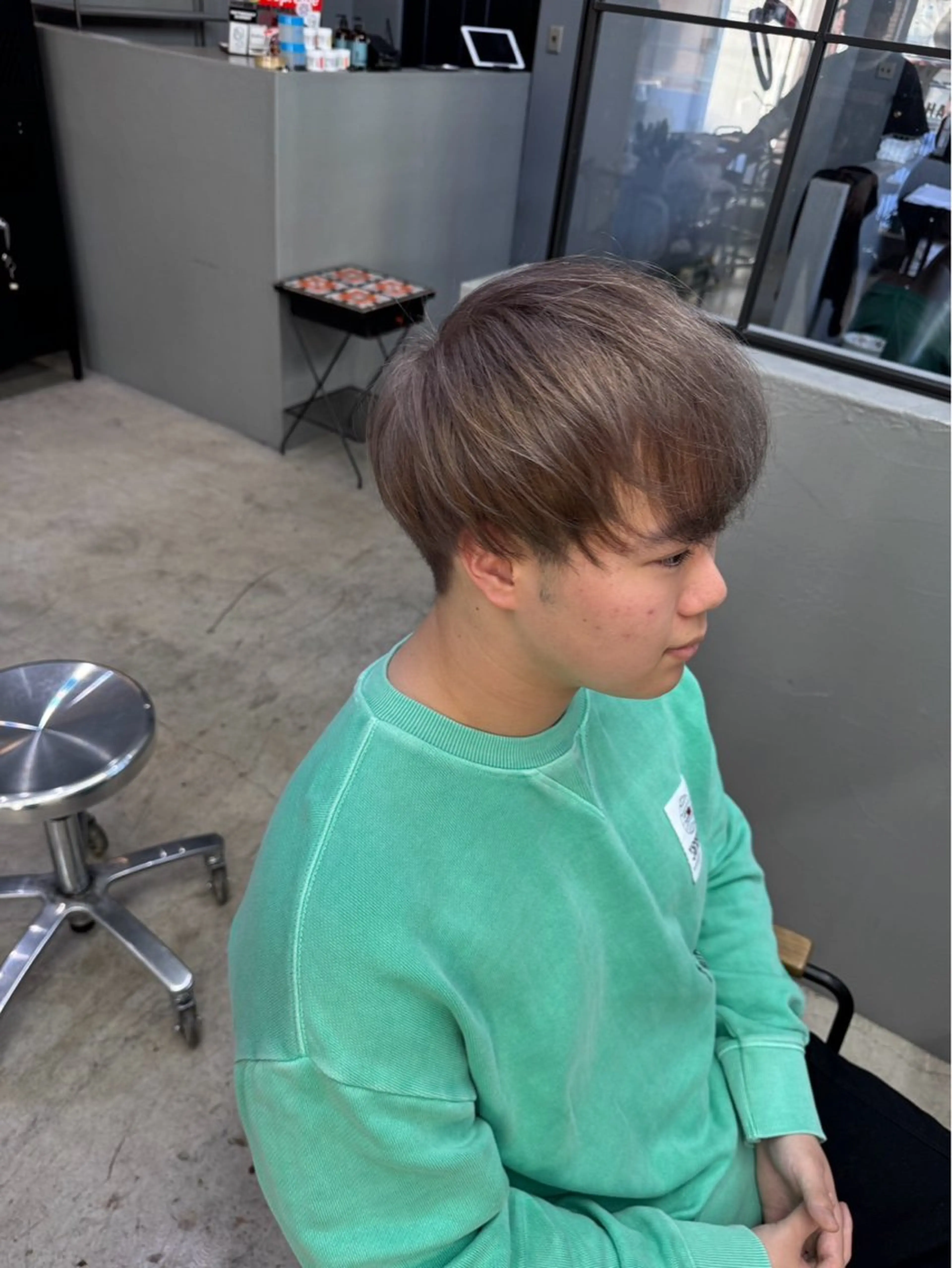 ショート カラー メンズ メンズ専門サロン wokeのヘアスタイル