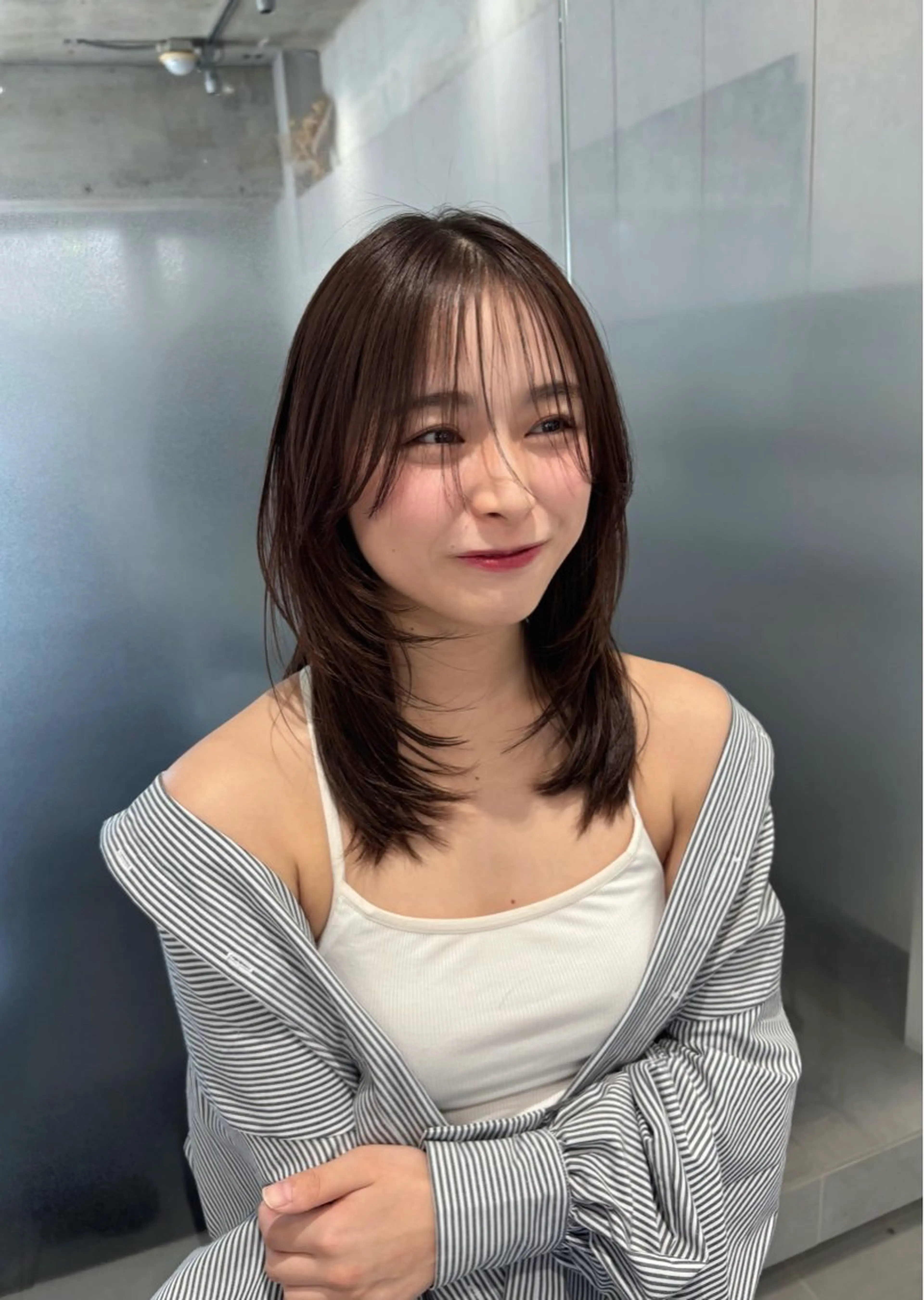 ミディアム レイヤーカット レイヤーカット Kinoのヘアスタイル