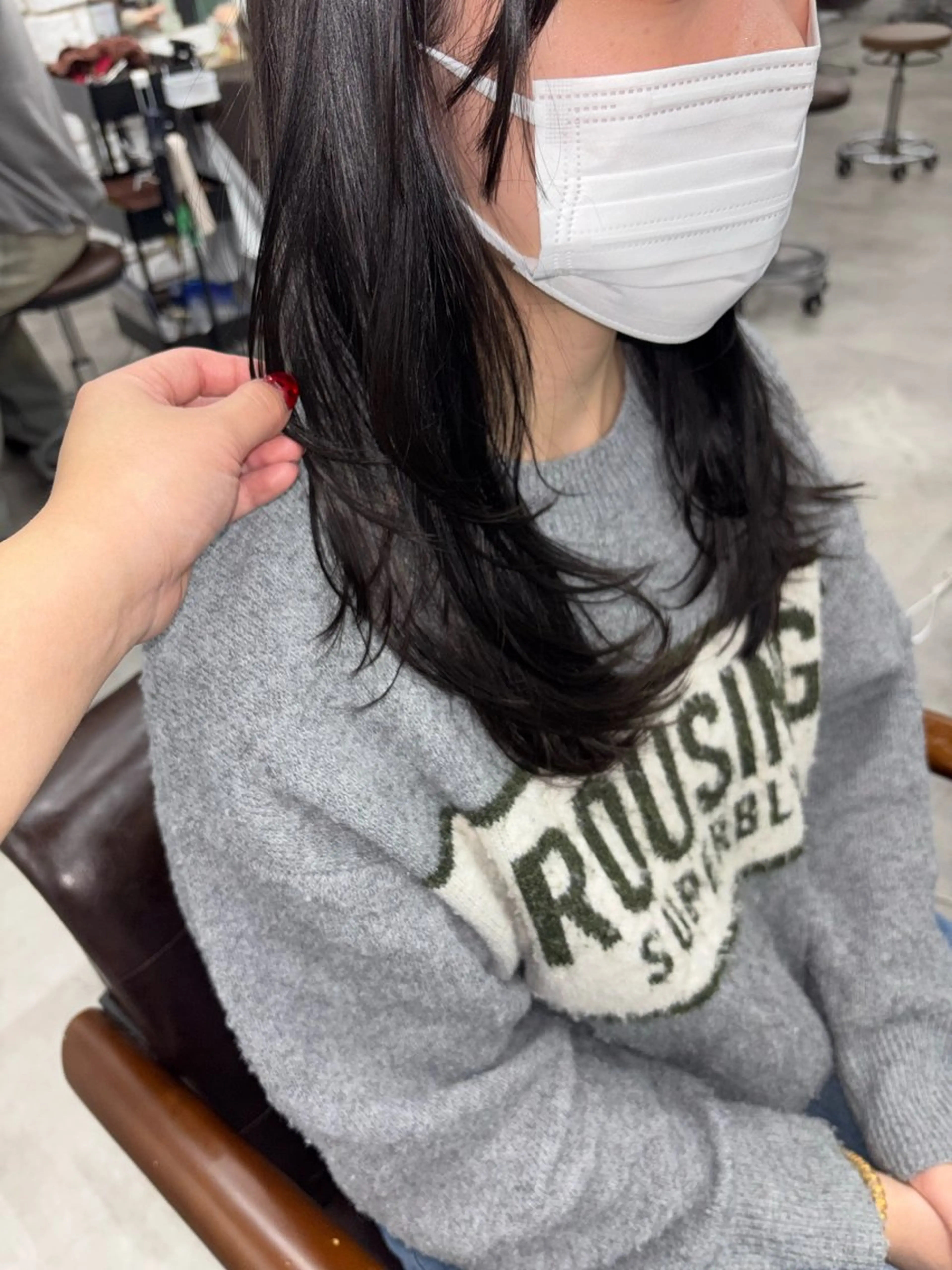 セミロング カット ヘアカラー トリートメント I see/天王寺/ 髪質改善/本田 唯のヘアスタイル