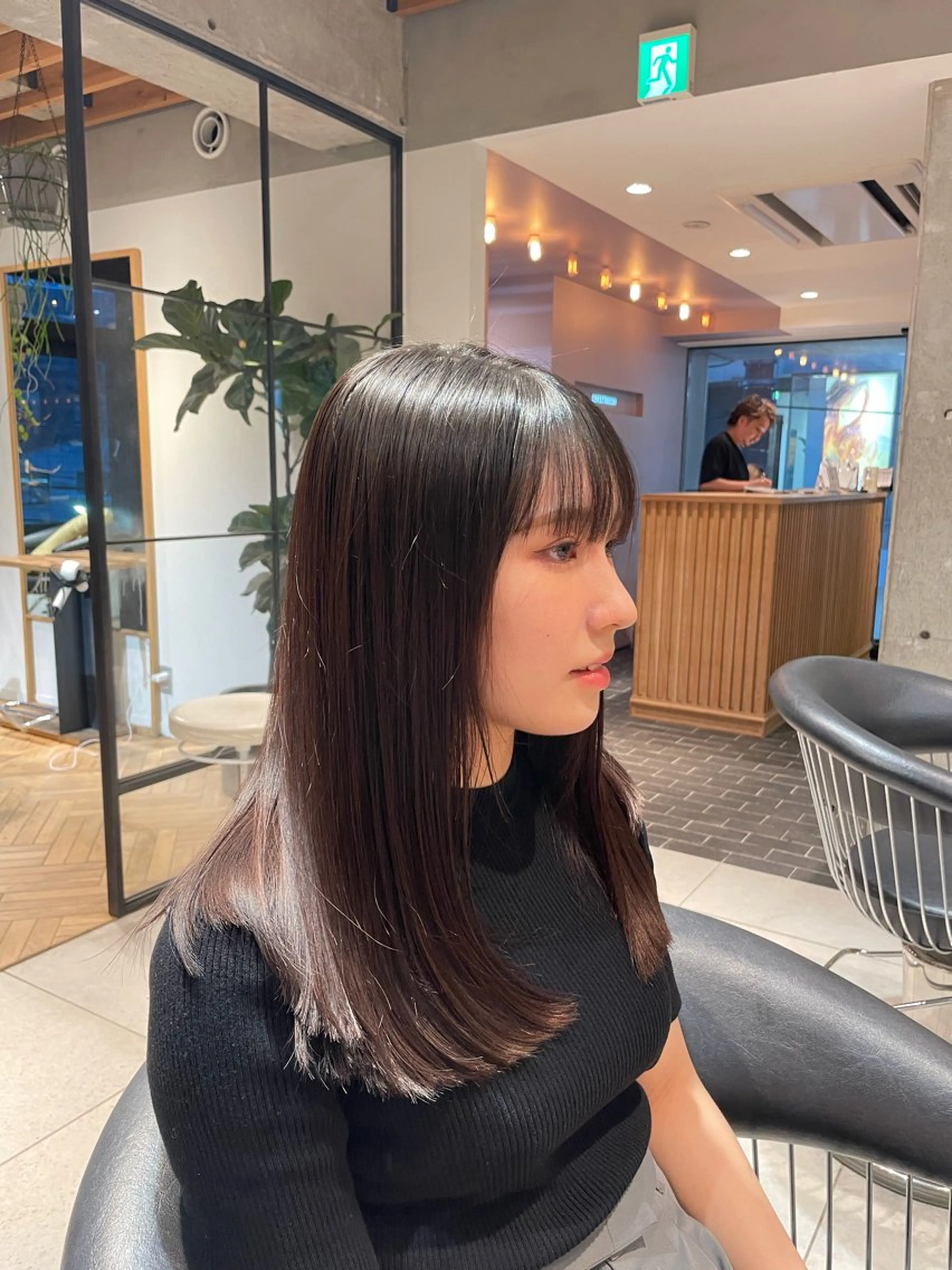 ロング ヘアカラー トリートメント 髪質改善✨高級カラー 野井琢生のヘアスタイル