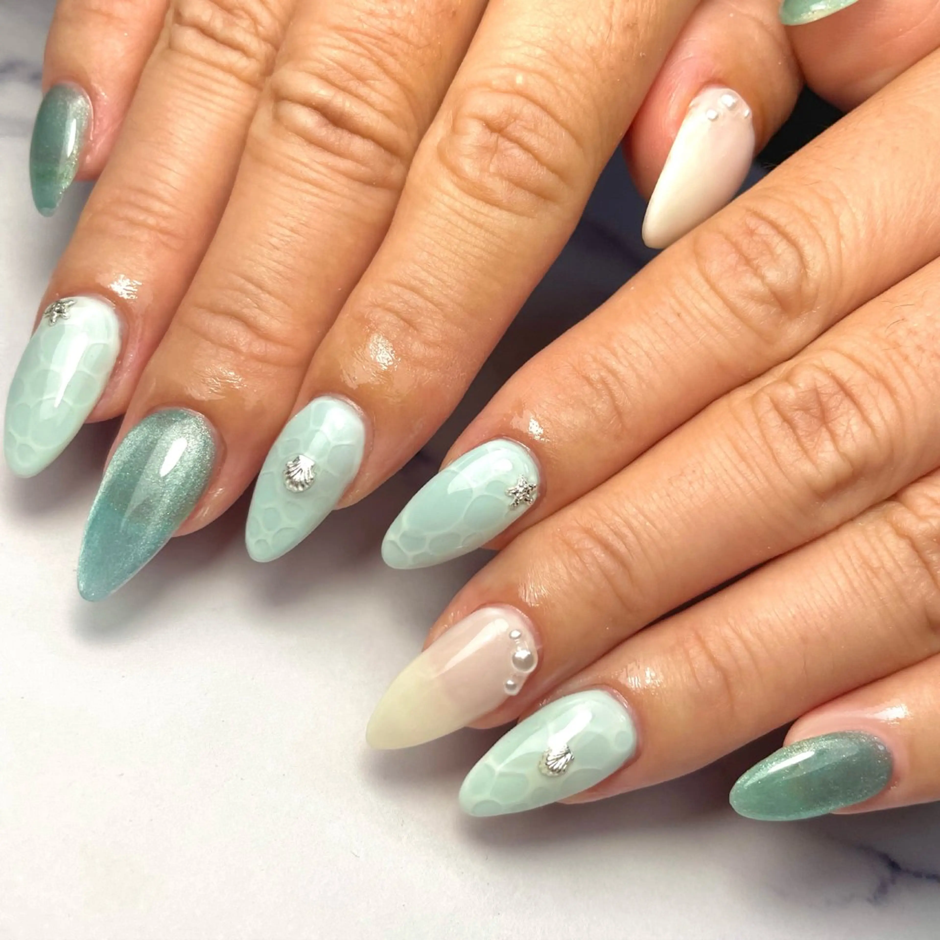 ネイル 夏ネイル Oracion Nailのネイルデザイン