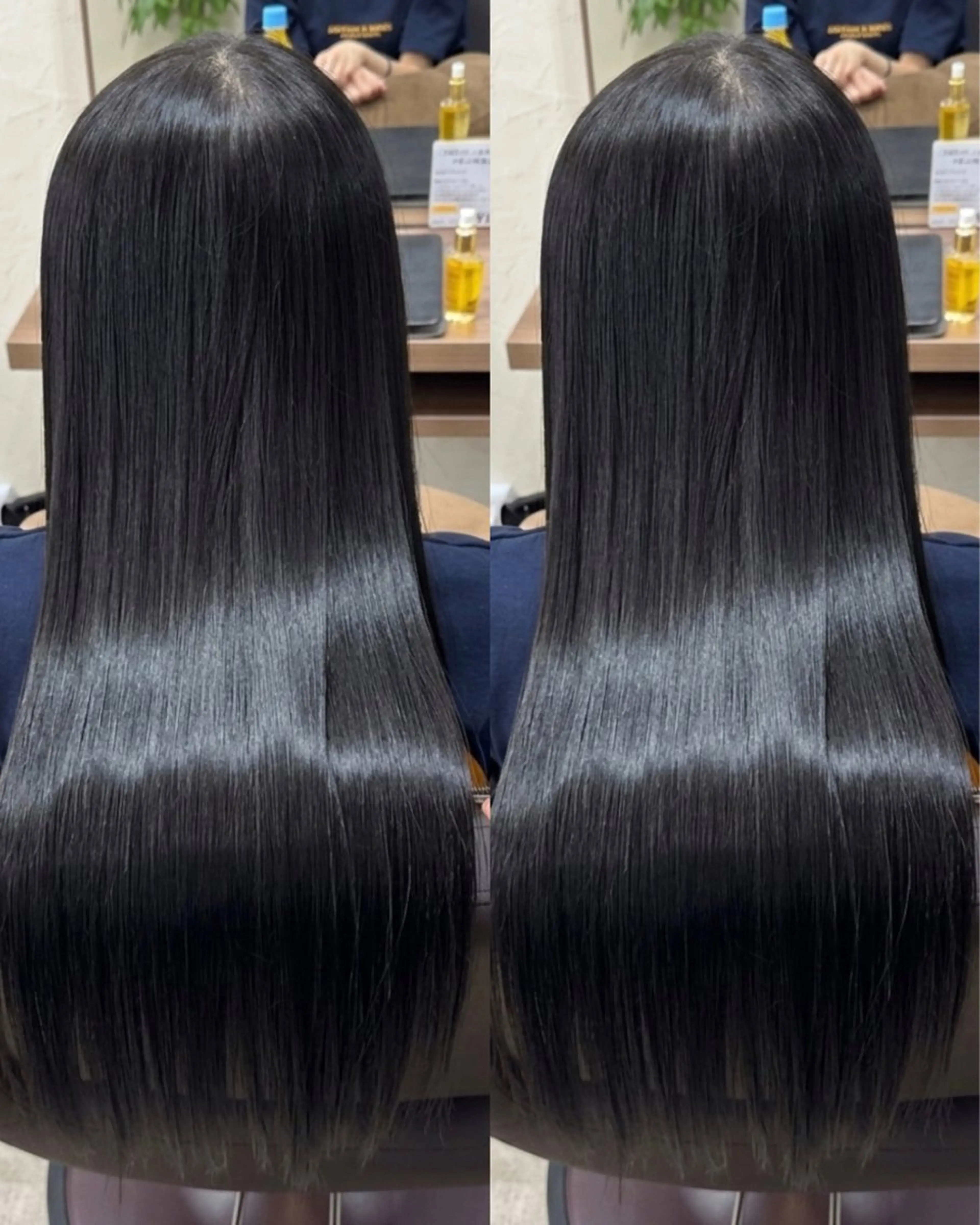 ロング トリートメント 倖紫✨ONEカラー 髪質改善🫧のヘアスタイル