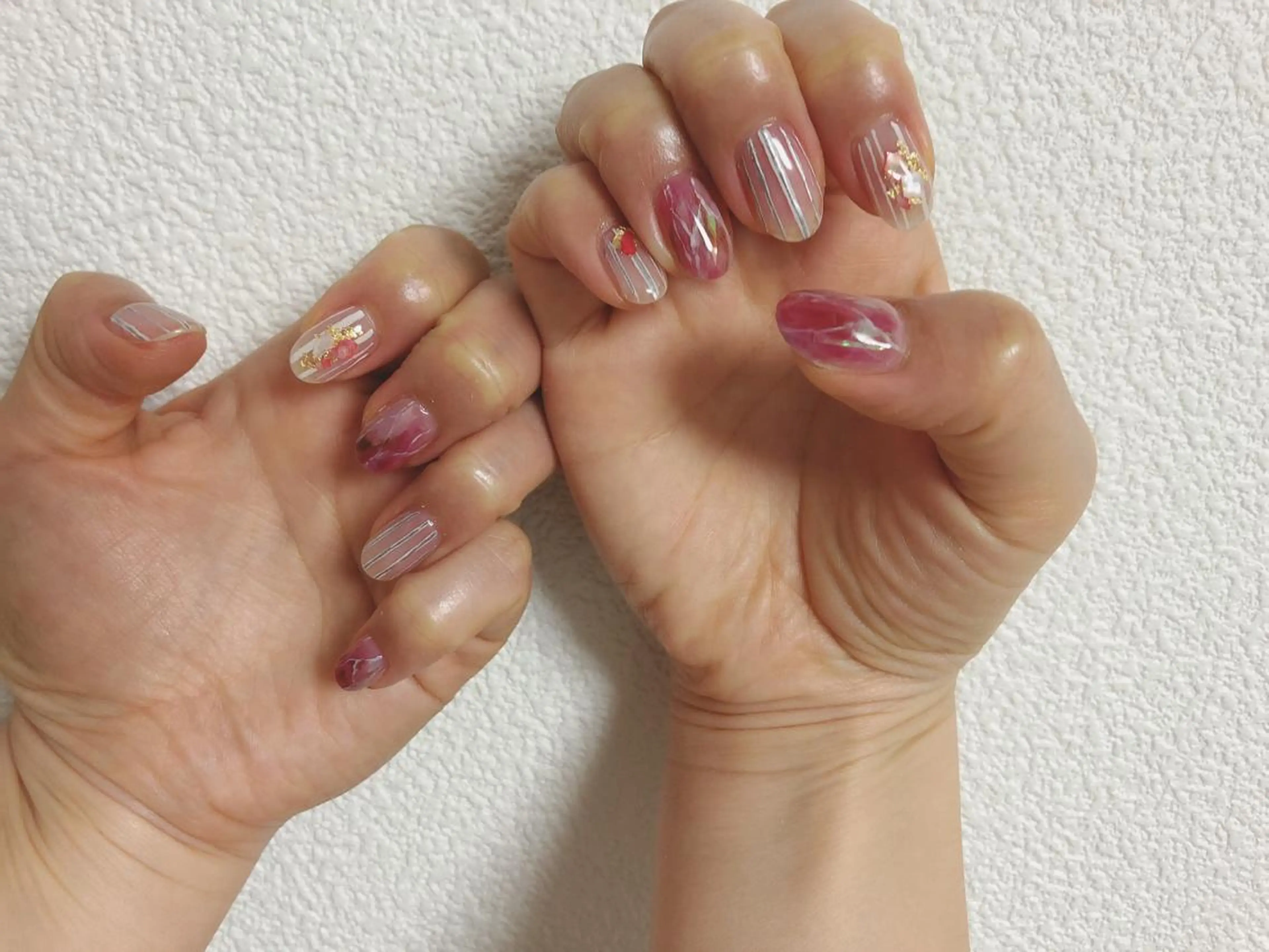 ネイル 大理石ネイル(マーブル) mogunail &blowのネイルデザイン