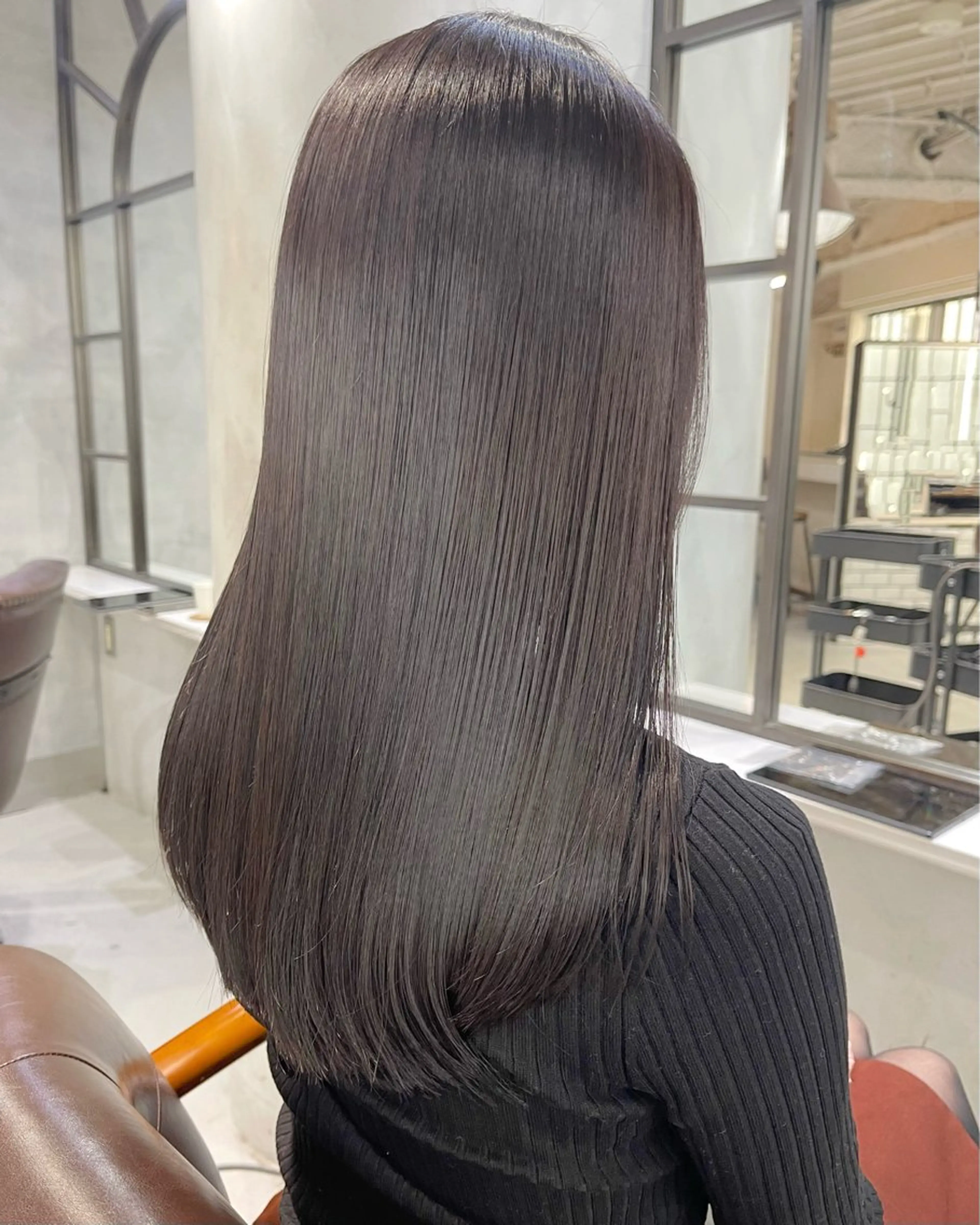 カラー アクアカラー カット ヘアカラー トリートメント 艶髪/レイヤーカット 髪質改善/清水のヘアスタイル