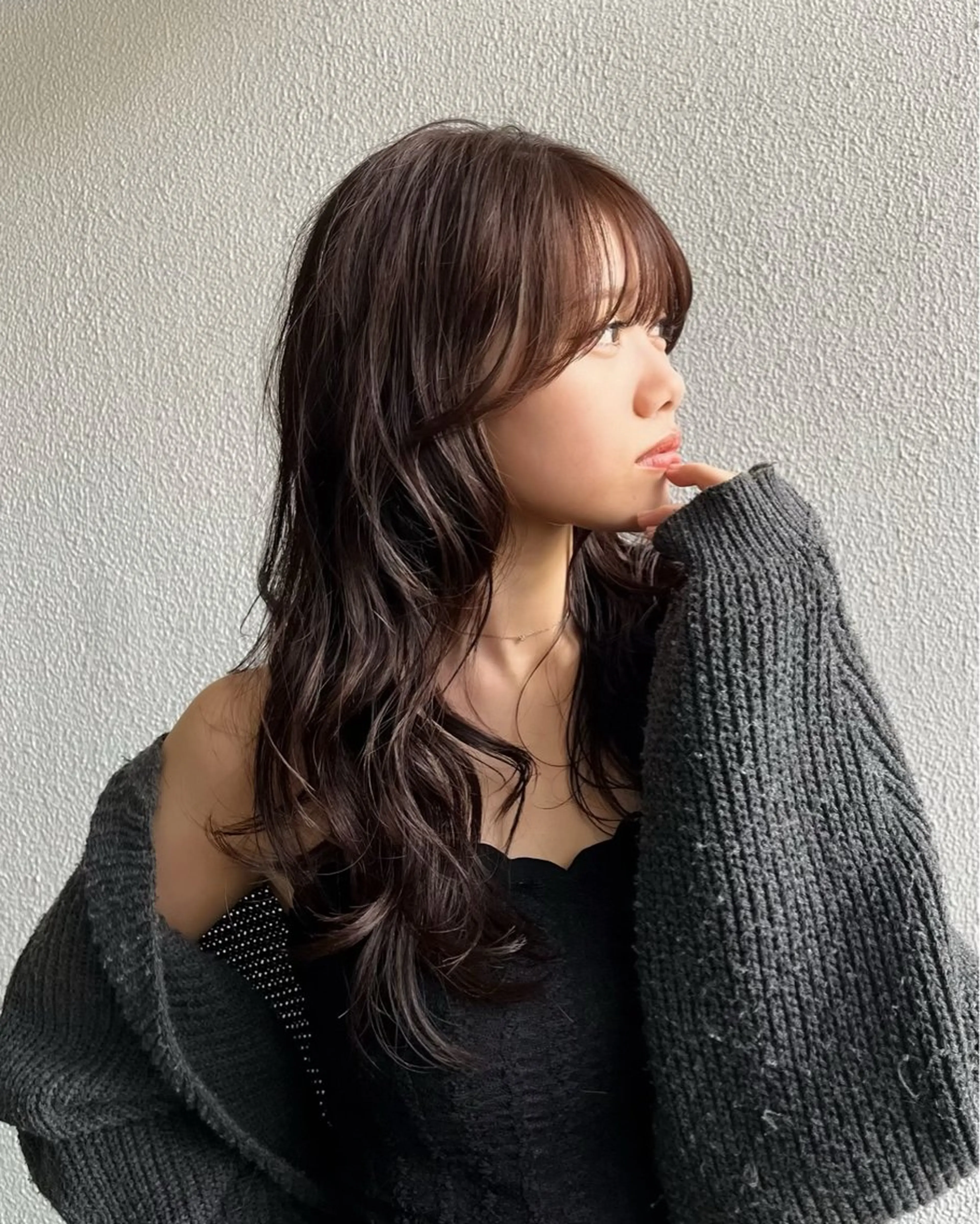 ミディアム カラー パーマ/縮毛矯正 /かわいい/せき🫧のヘアスタイル