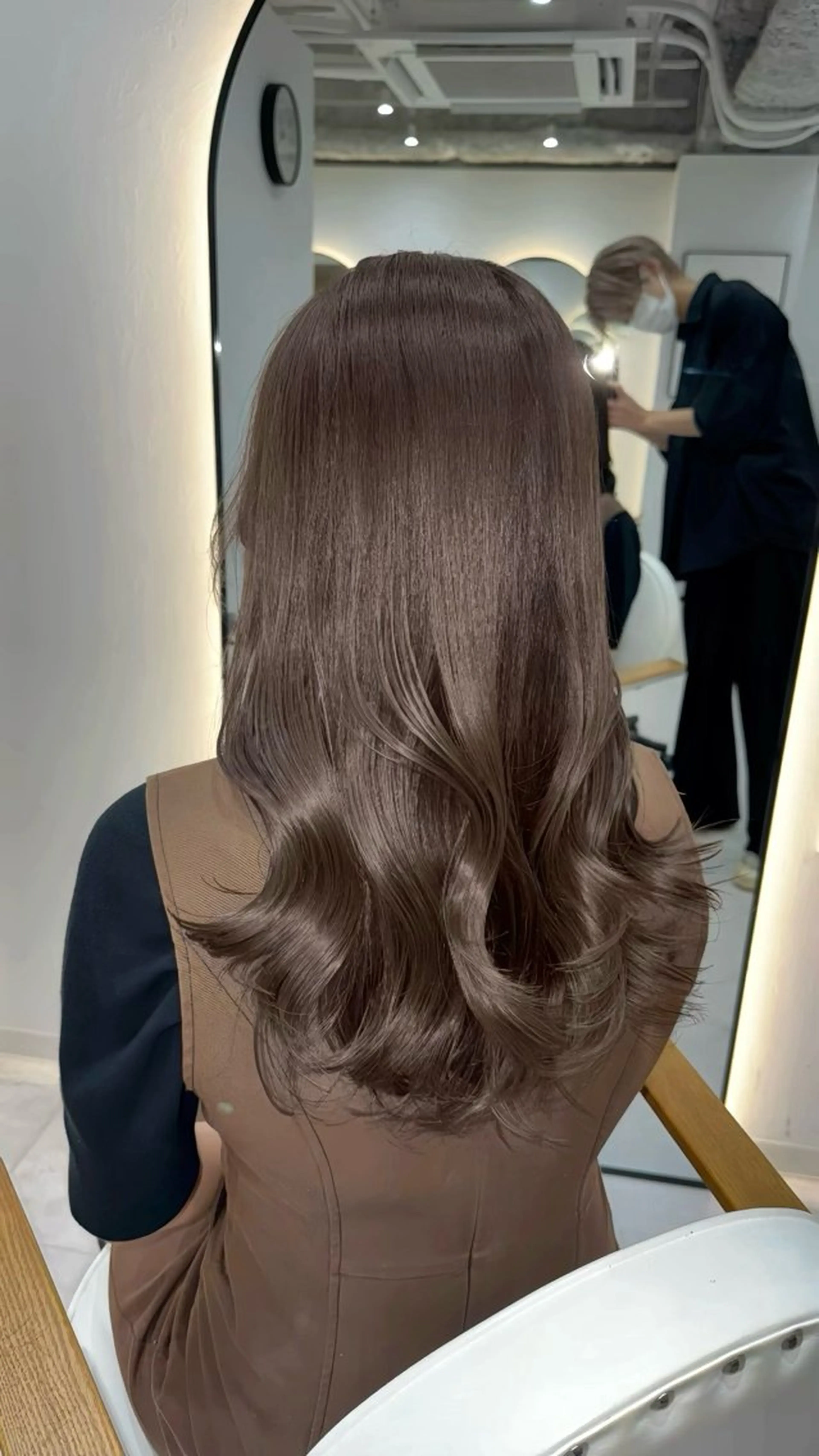 ロング カット ヘアカラー トリートメント 韓国ヘア🩶侑矢 艶髪透明感/福岡のヘアスタイル