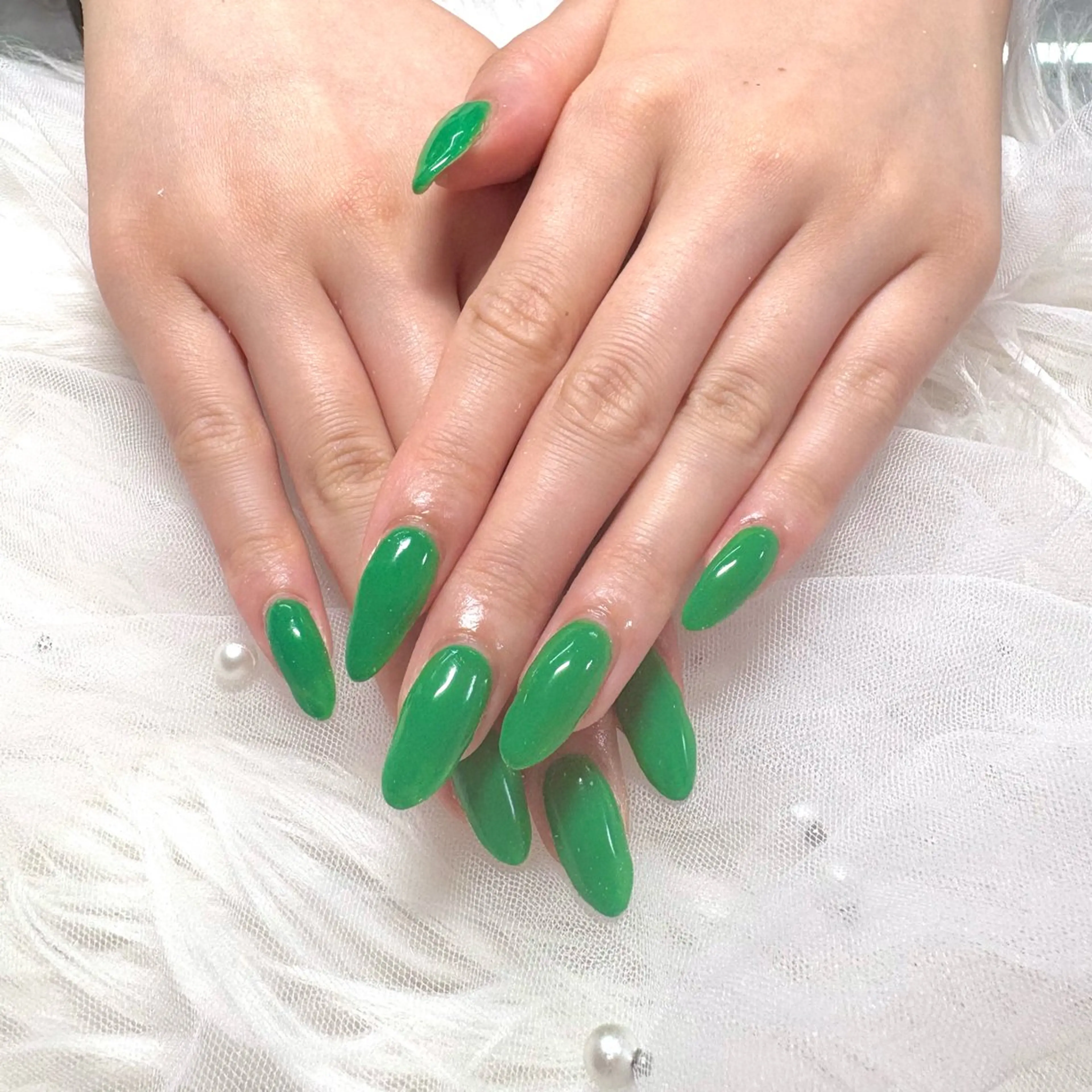 ネイル ワンカラーネイル シンプルネイル ハンドネイル cerisier 坂本のネイルデザイン