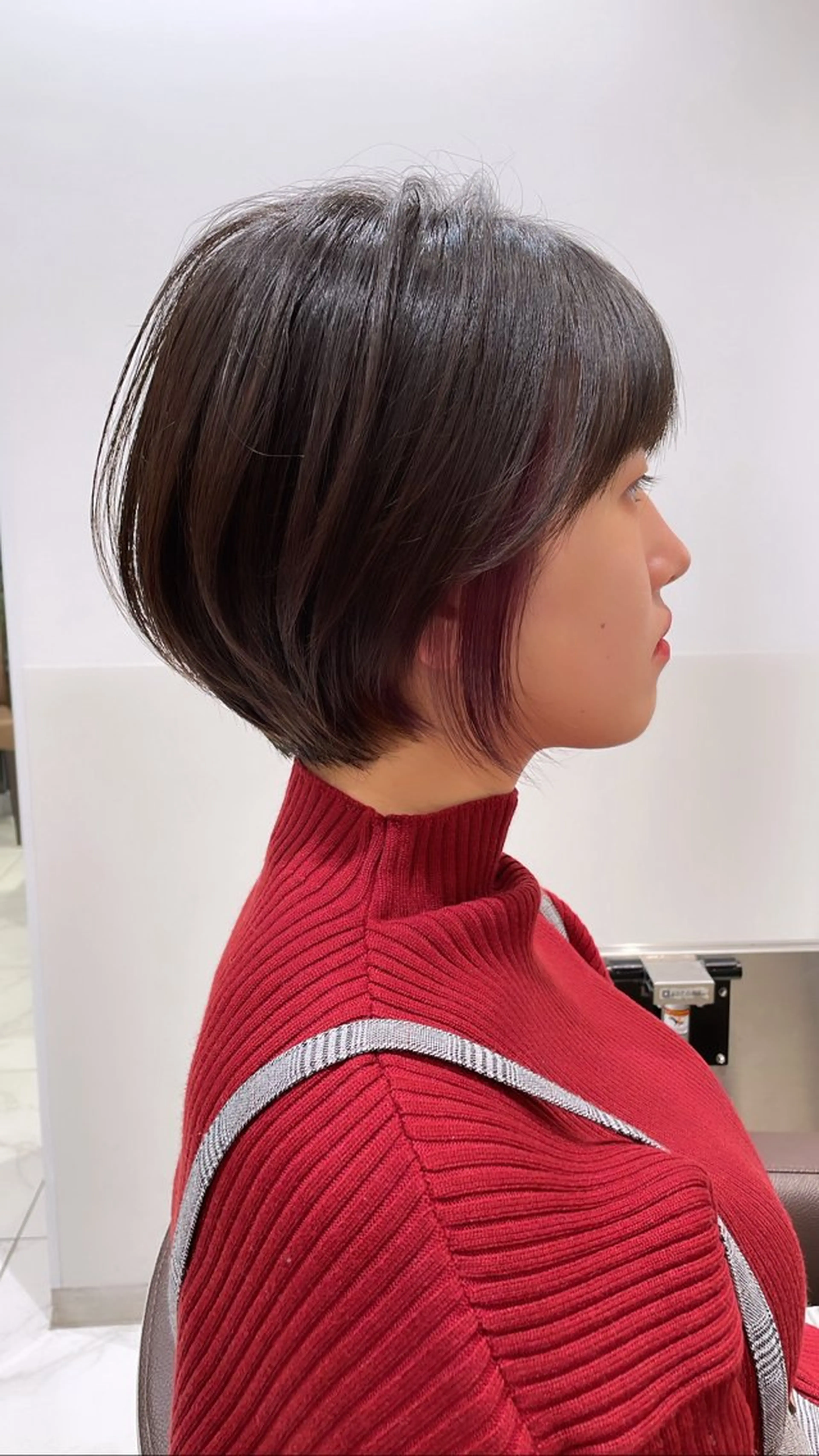 ショート カット ヘアカラー トリートメント midori osawaのヘアスタイル