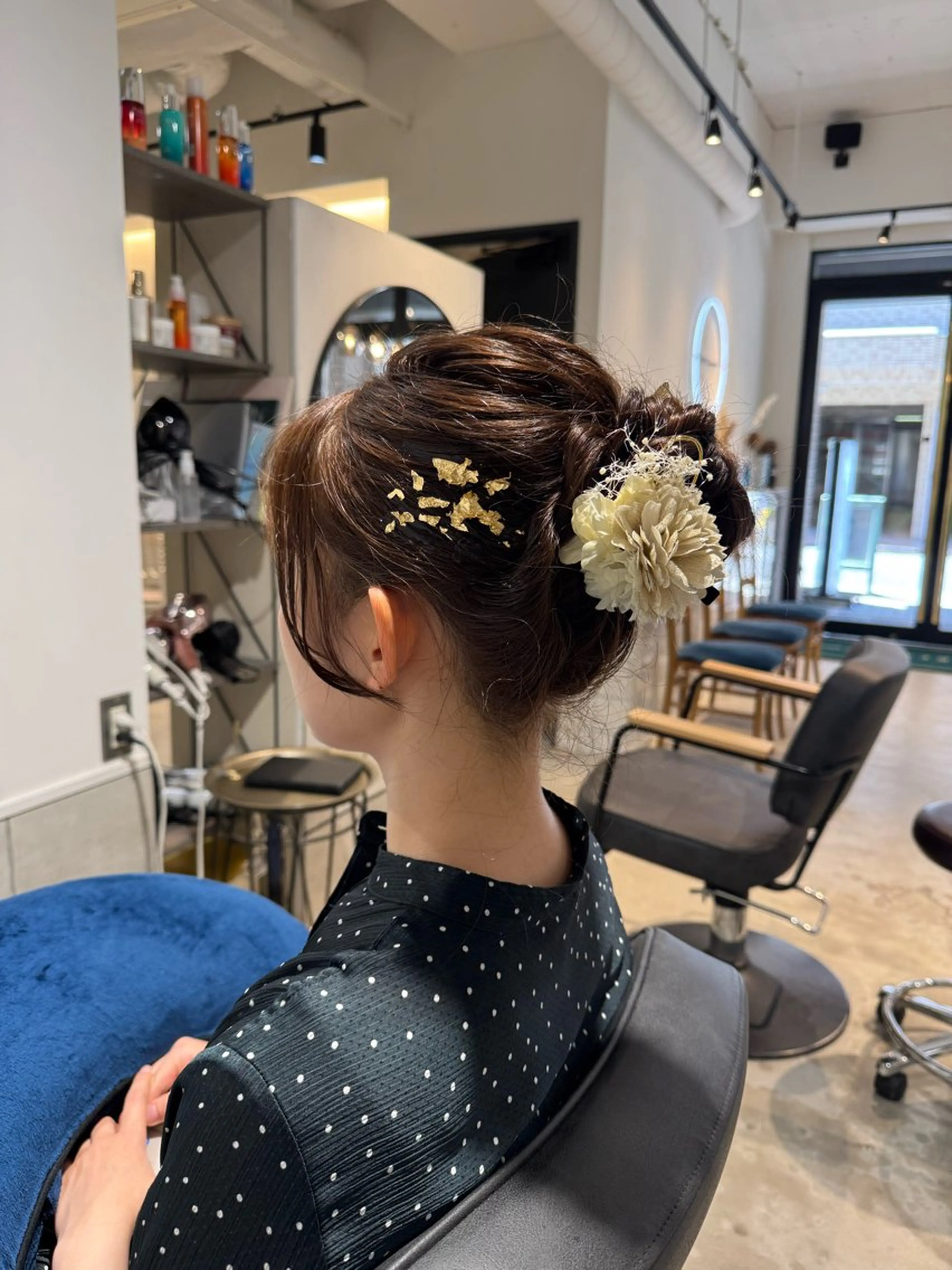 ヘアアレンジ 浴衣 ヘアセット 𝐇𝐢𝐧𝐚 ⟡.·のヘアスタイル