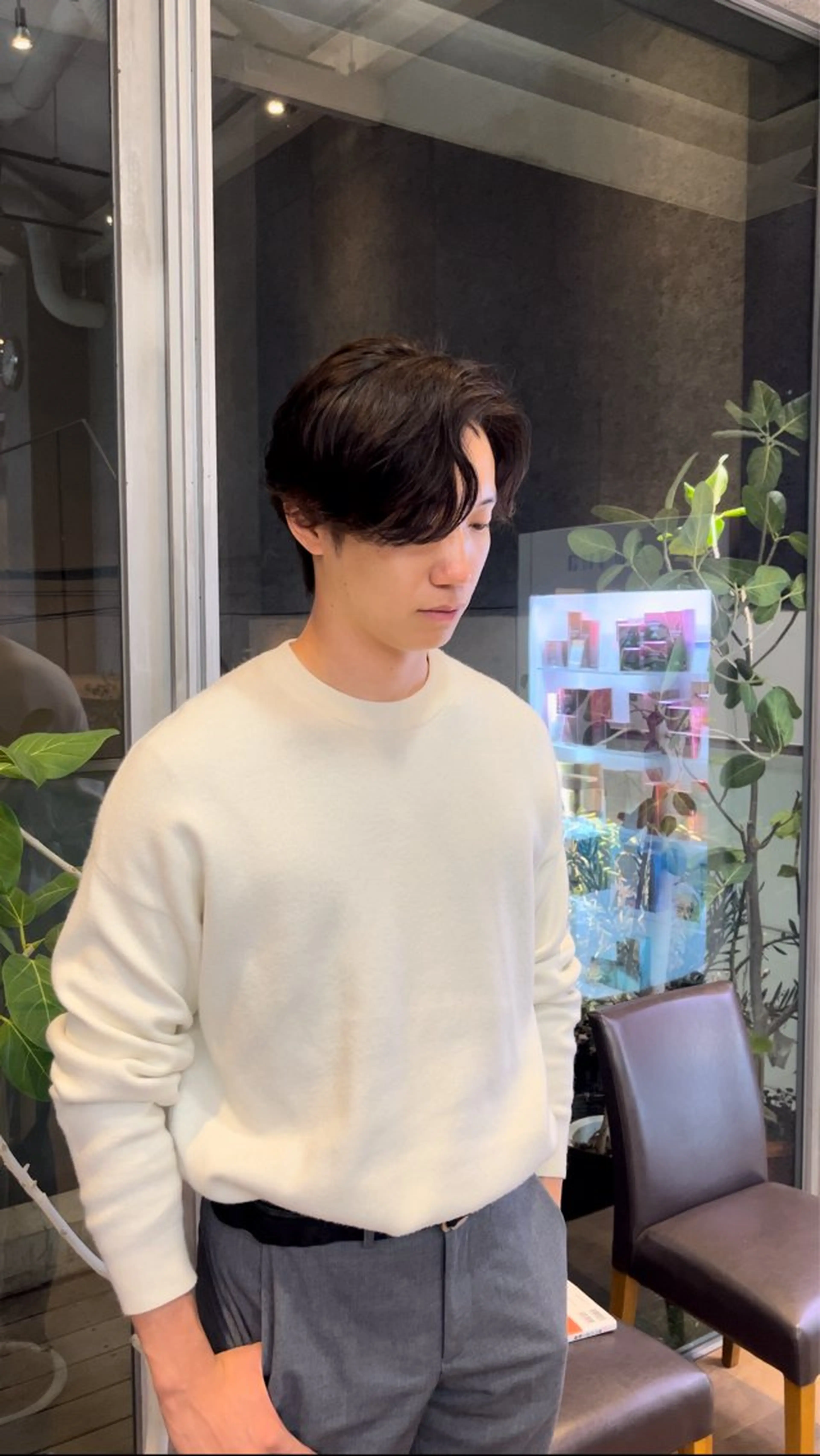 ショート パーマ メンズ ippo所属・💎韓国ヘア/ 艶カラー💎souのヘアスタイル