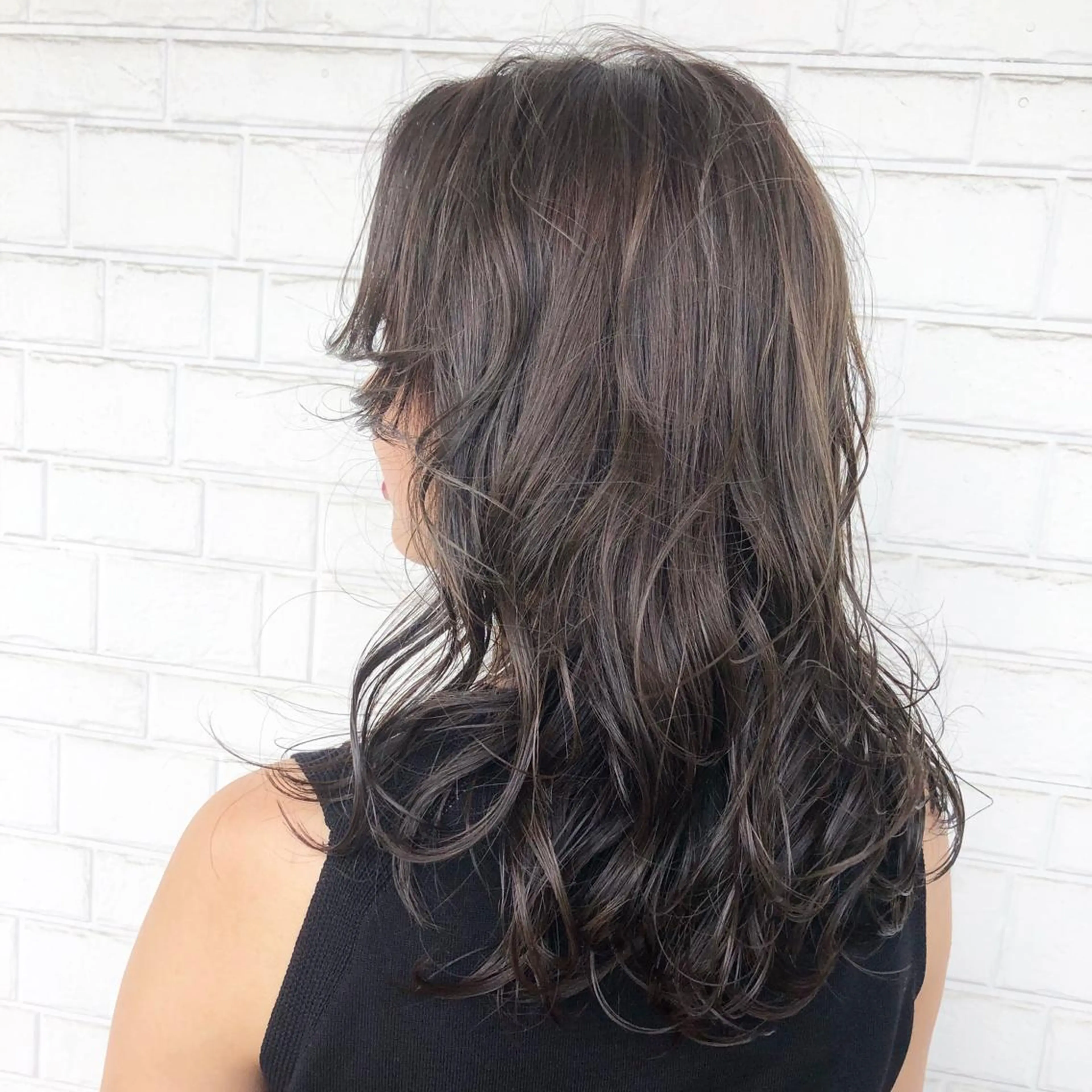 ロング カット トリートメント 髪質改善と艶カラー 💎坂田 裕紀のヘアスタイル