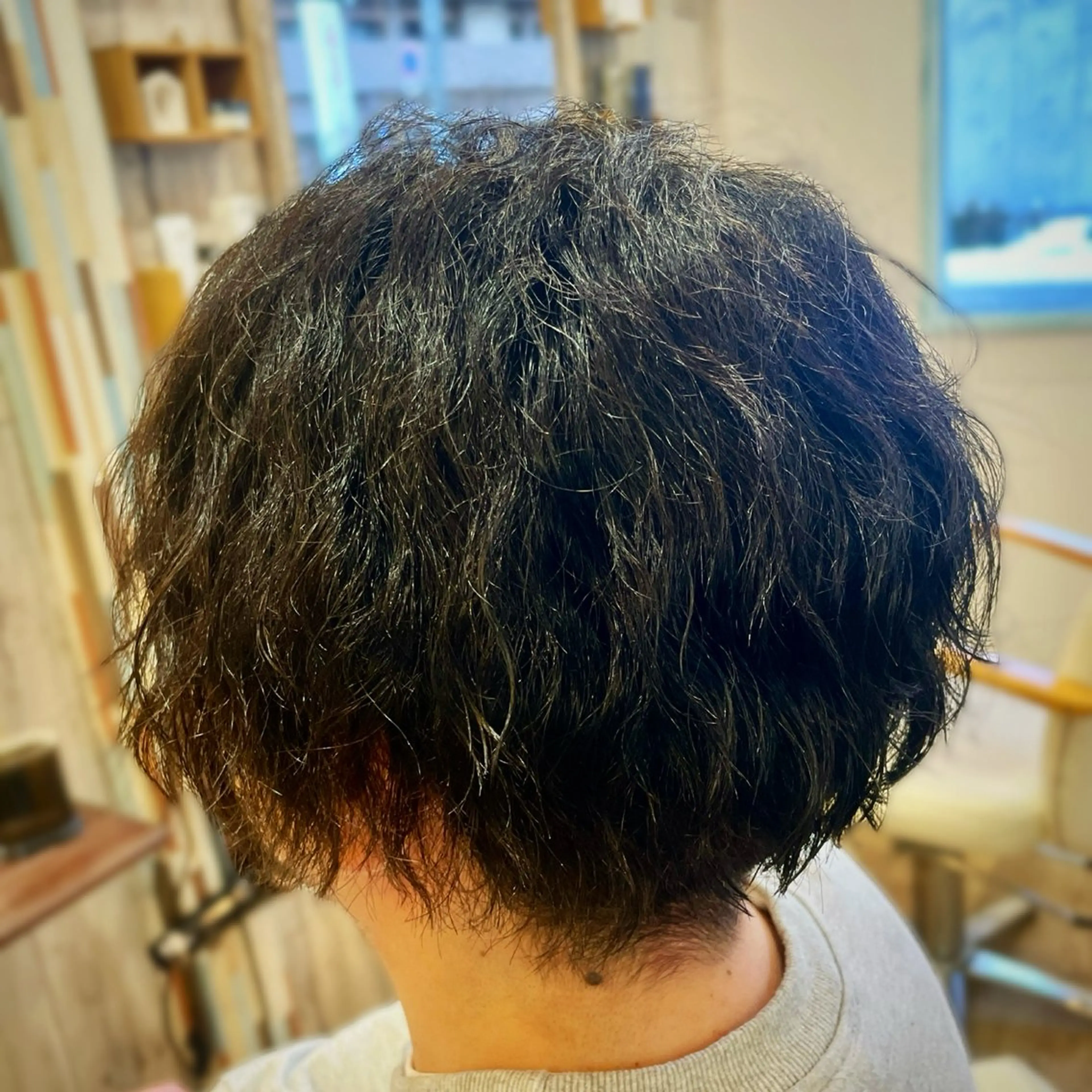 ショート パーマ ツイストスパイラルパーマ スパイラルパーマ メンズサロンテラス所属・テラス 佐藤のヘアスタイル