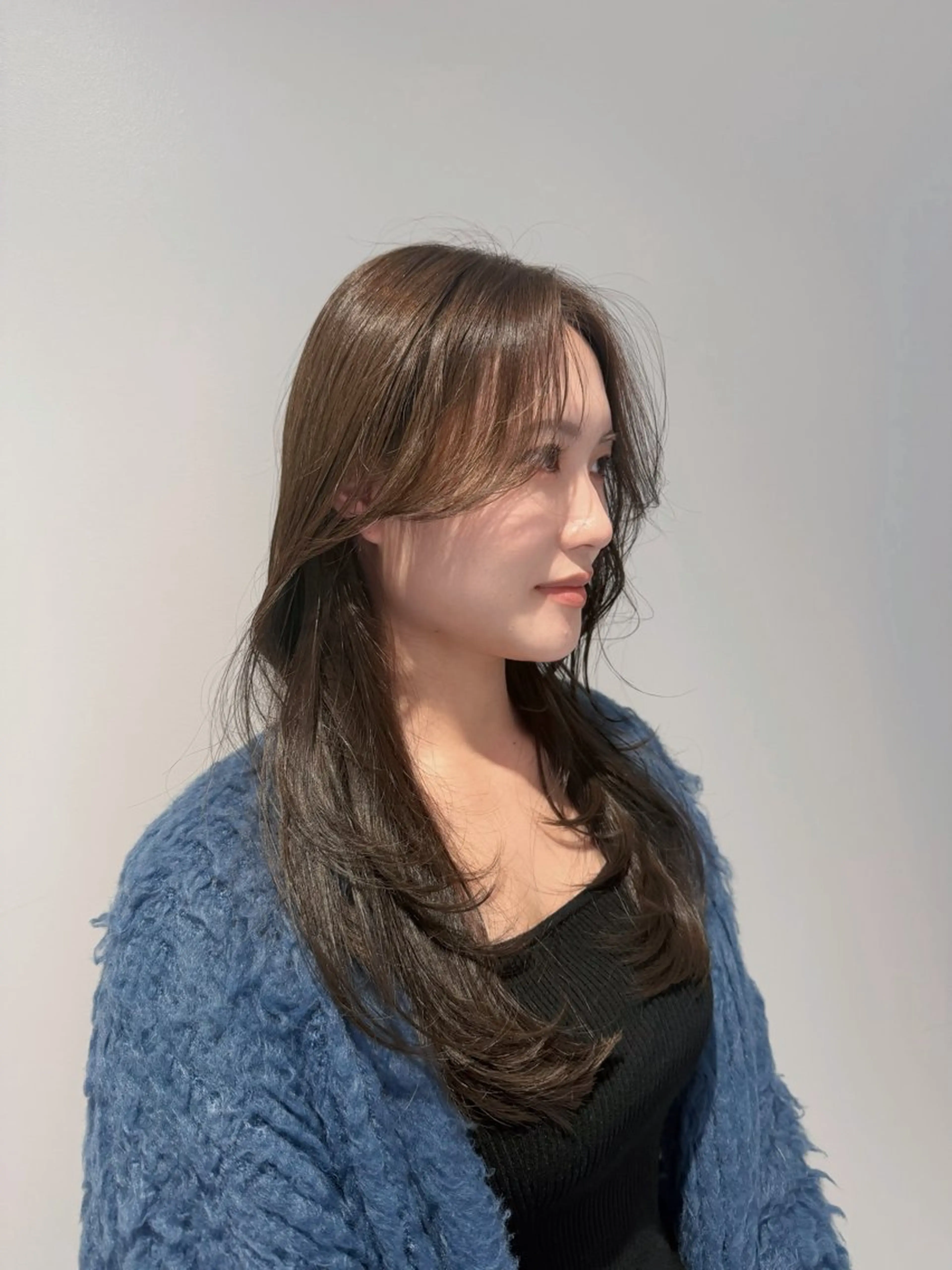 ロング 枦山 晴稀のヘアスタイル