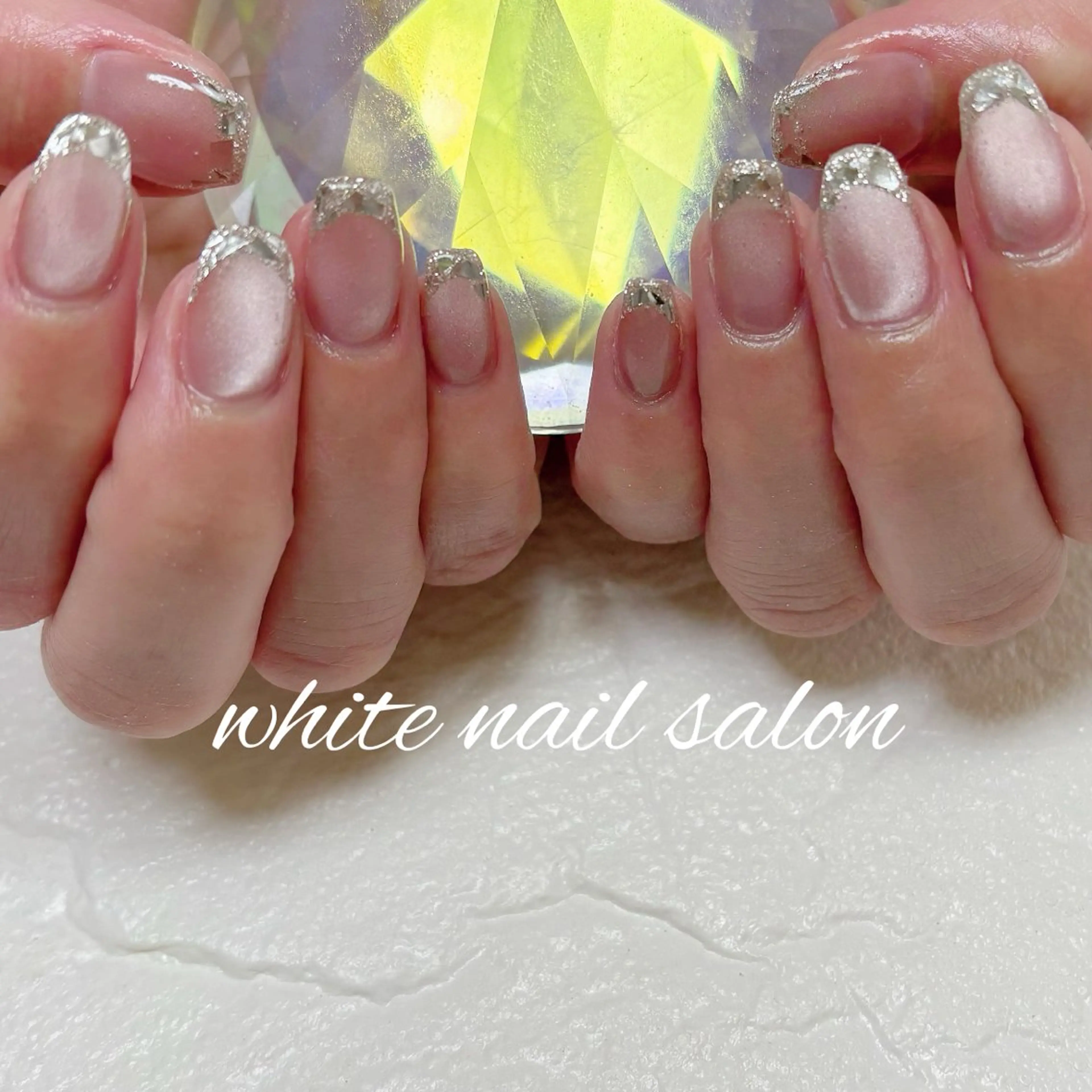 ネイル フットネイル 持ち込み ハンドネイル white nail salonのネイルデザイン