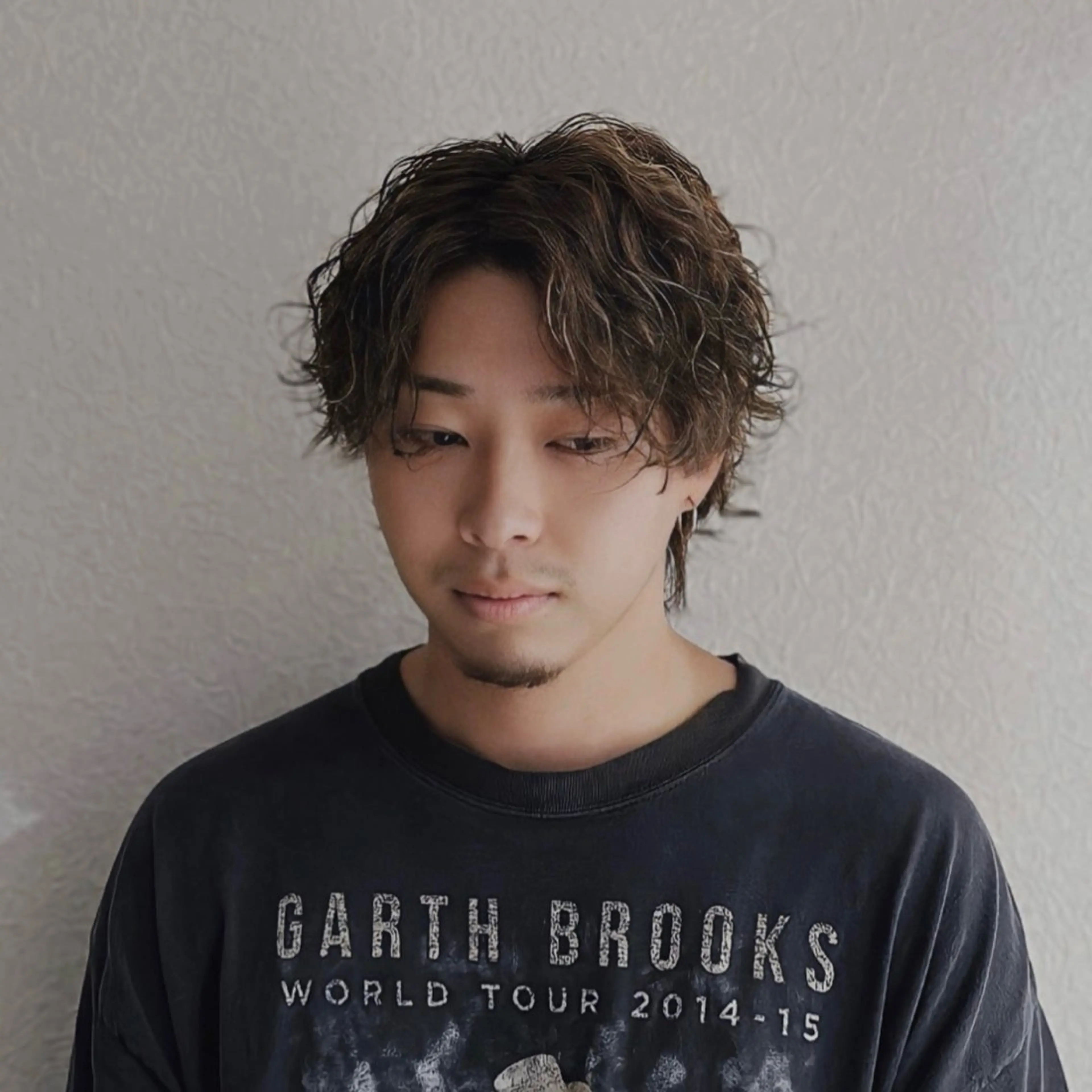 ミディアム パーマ メンズ カット パーマ 🐺ウルフ特化🐺 毛流れパーマ/Ryoのヘアスタイル