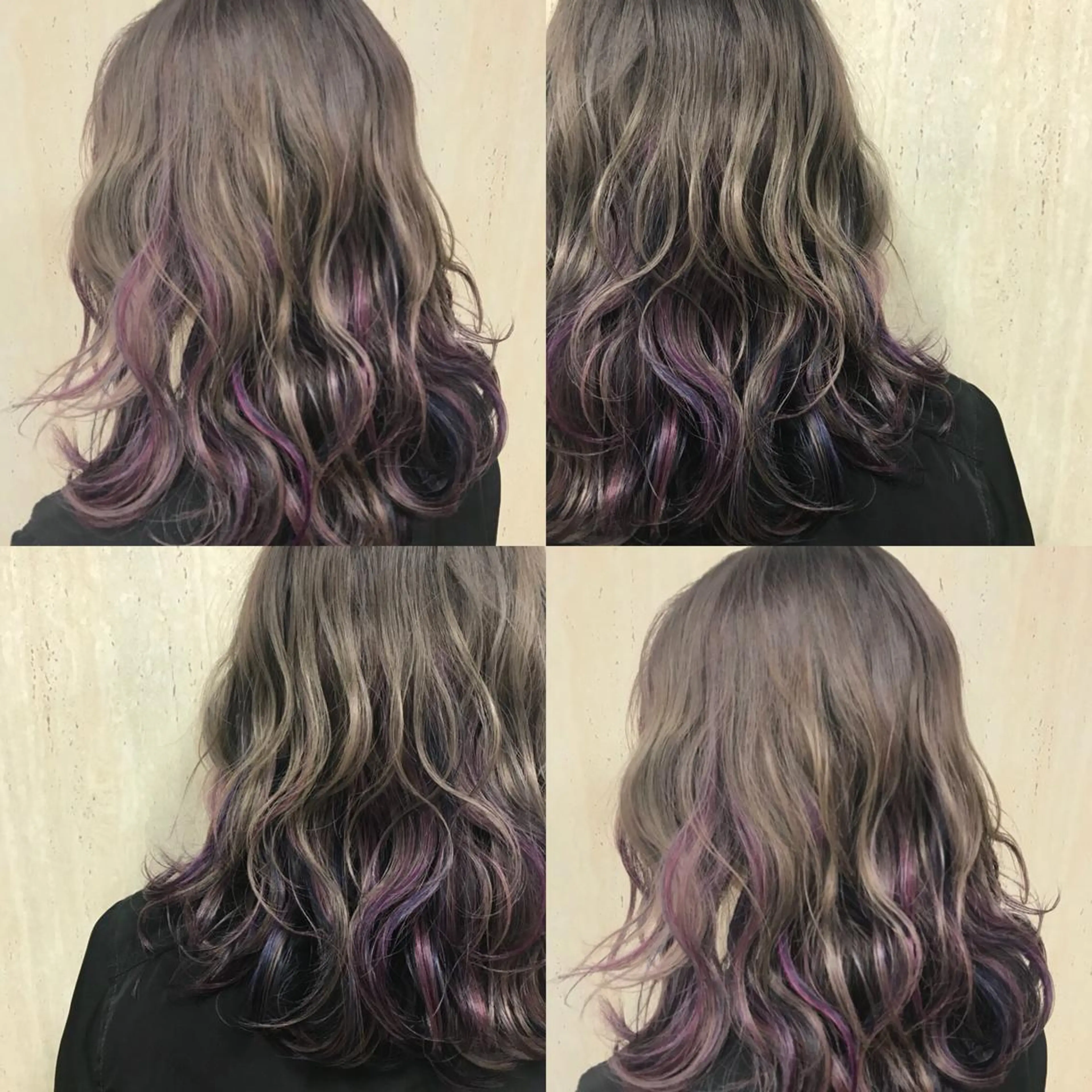 セミロング カラー ブリーチ box  mico. mutsumiのヘアスタイル