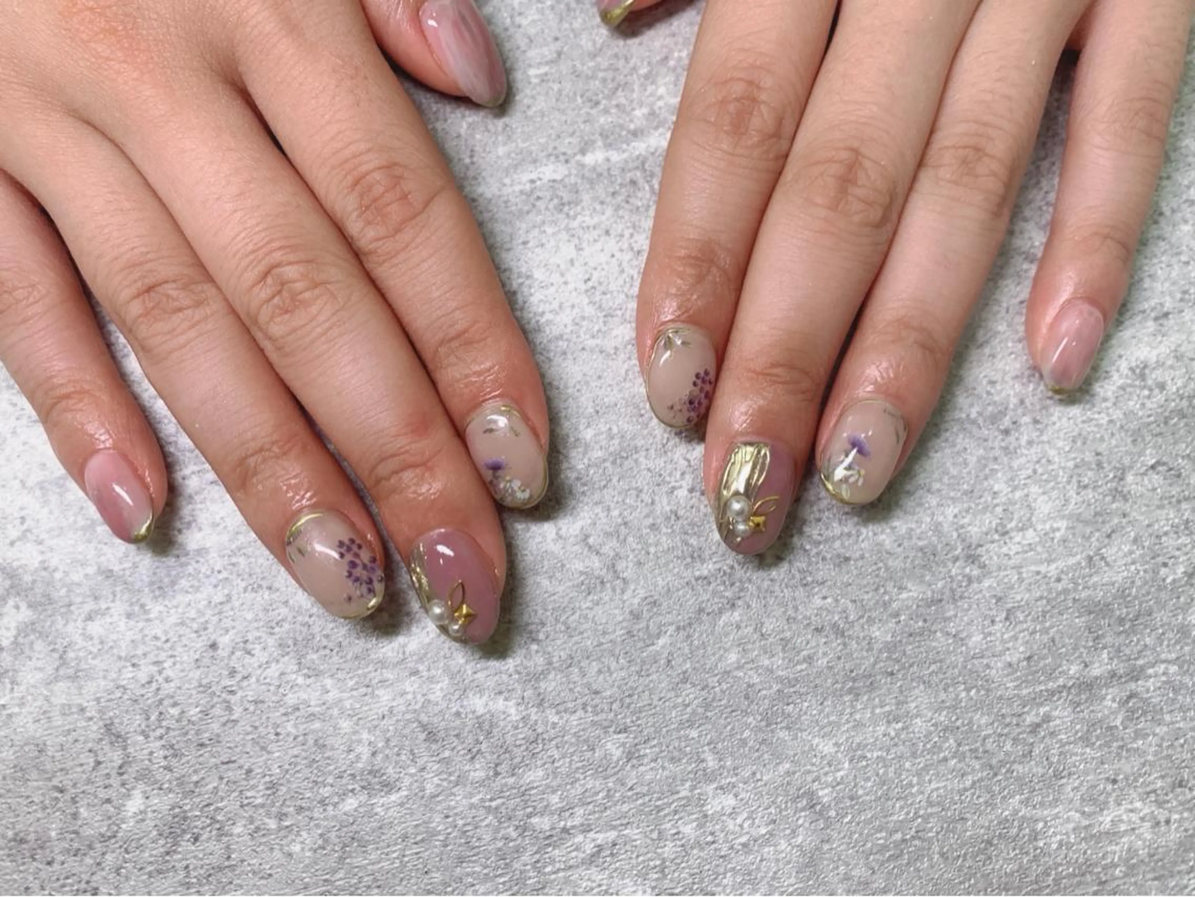 ネイル ハンドネイル 谷川 薫のネイルデザイン