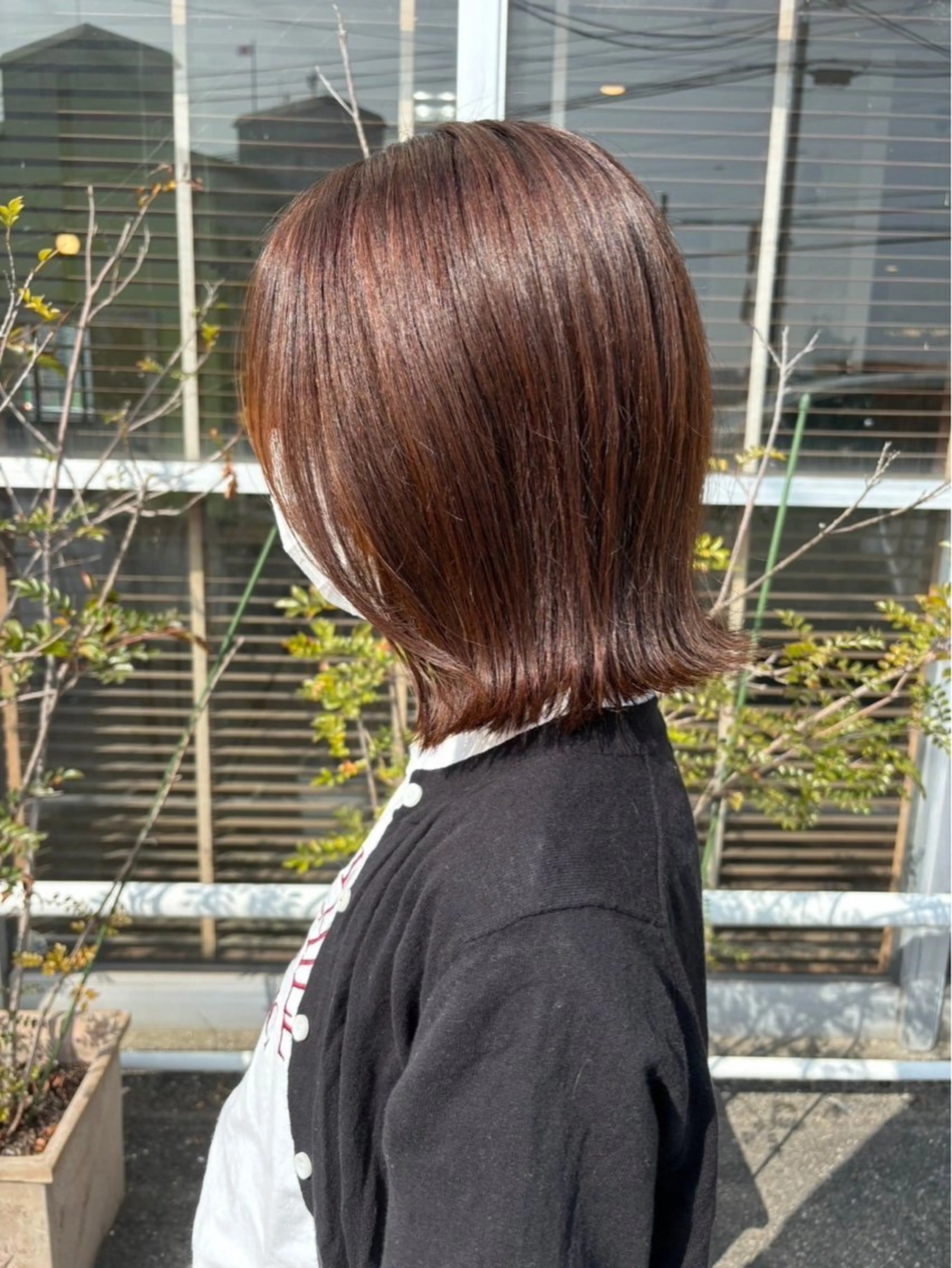 ミディアム 安友 楓真のヘアスタイル