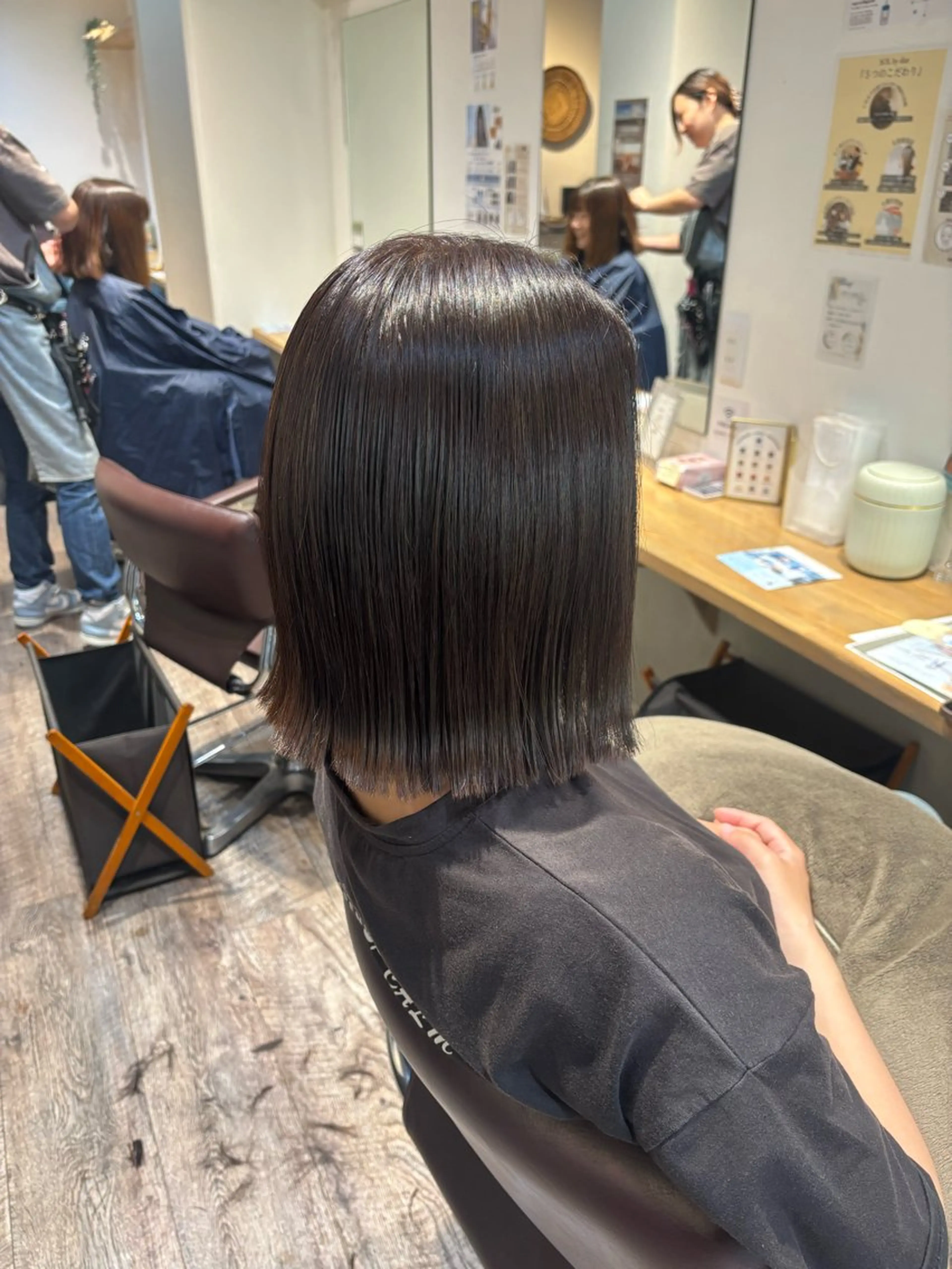 ミディアム カット ヘアカラー トリートメント SOL Matsumuraのマツエク・マツパデザイン