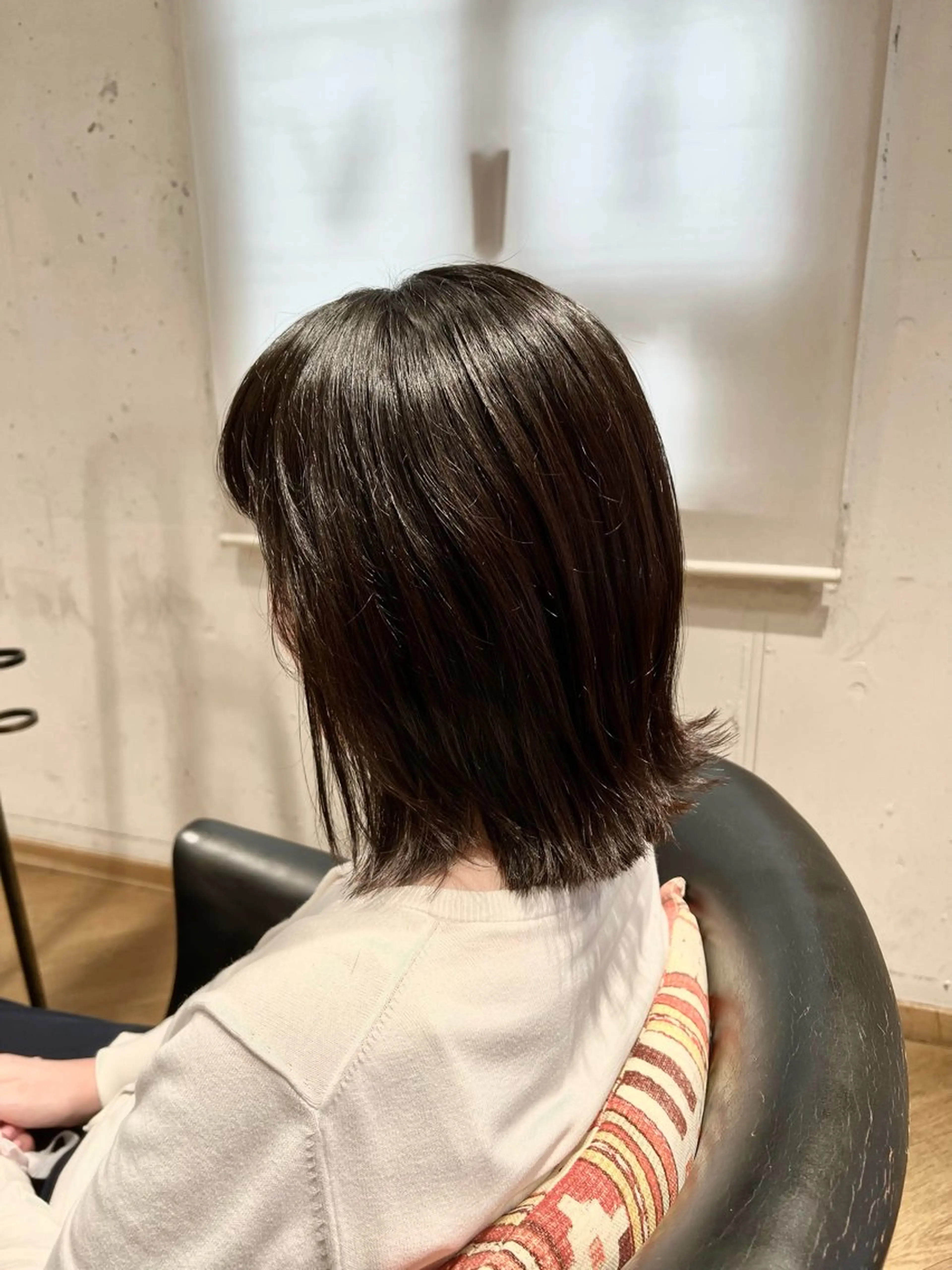 ミディアム 顔周りカット レイヤーカット カット archive アスカのヘアスタイル