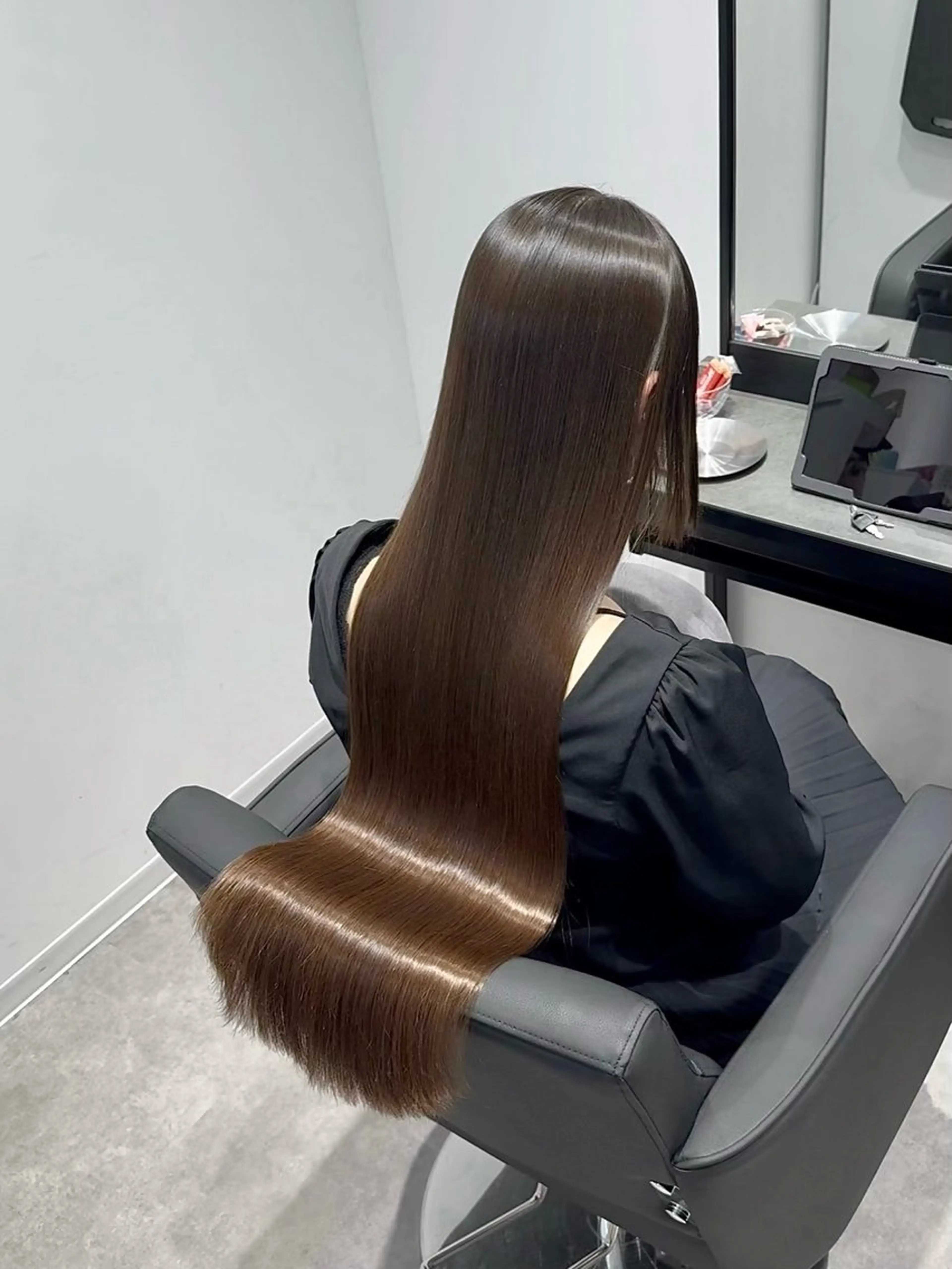 ロング 縮毛矯正 トリートメント 美髪縮毛矯正 専門店Velのヘアスタイル