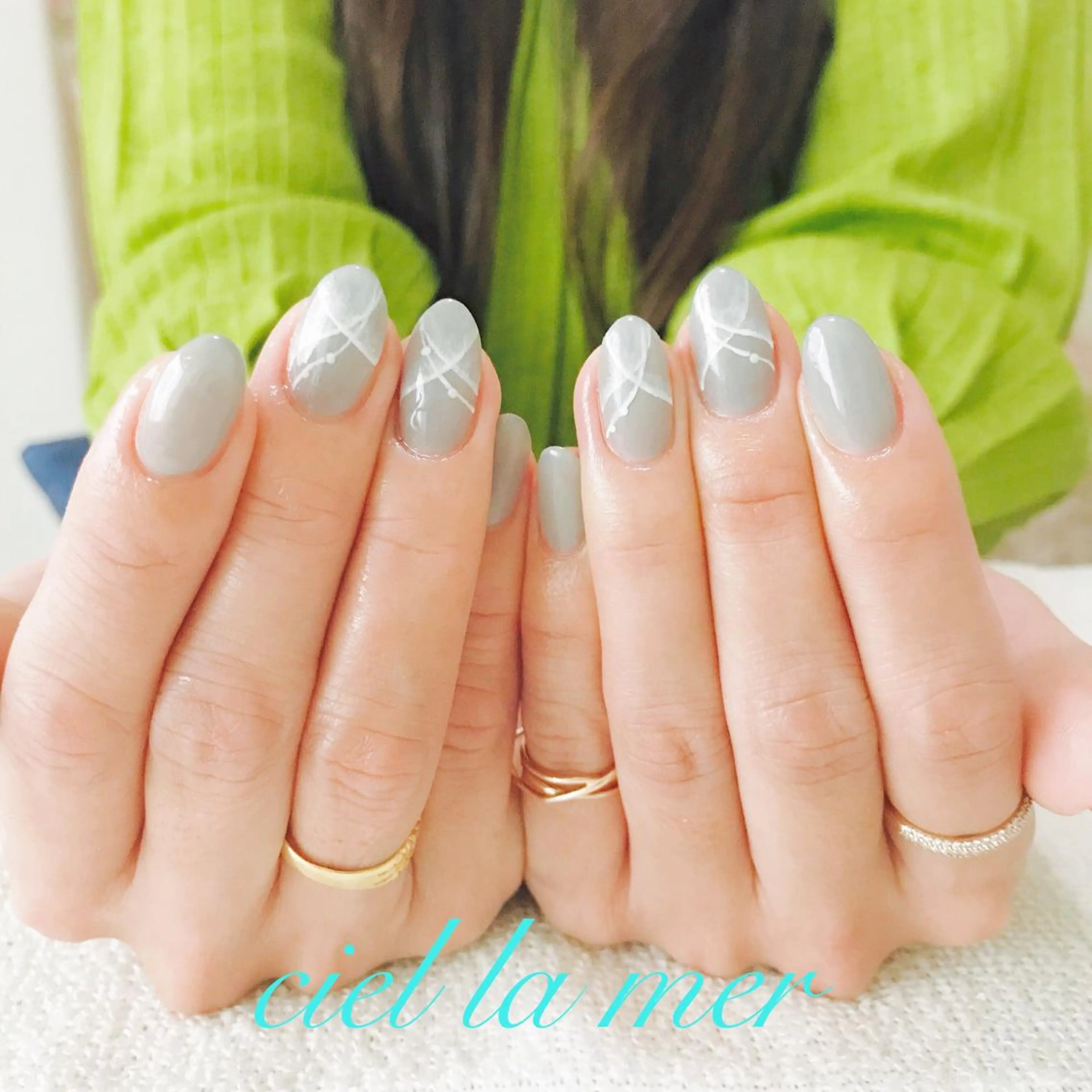 ネイル ハンドネイル フットネイル ciel la merのネイルデザイン