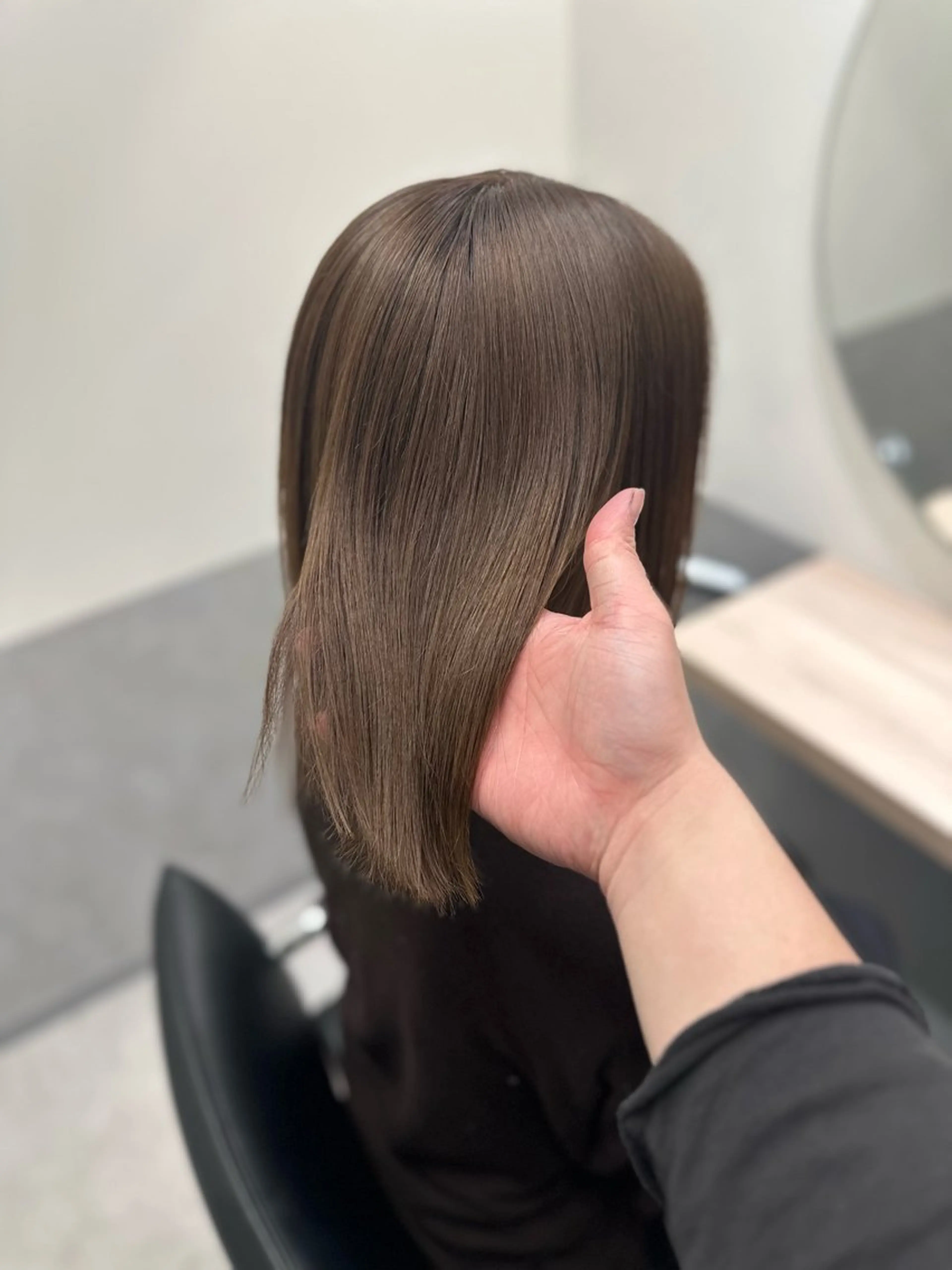 ミディアム カラー ダブルカラー｜ なおき｜池袋美容師のヘアスタイル