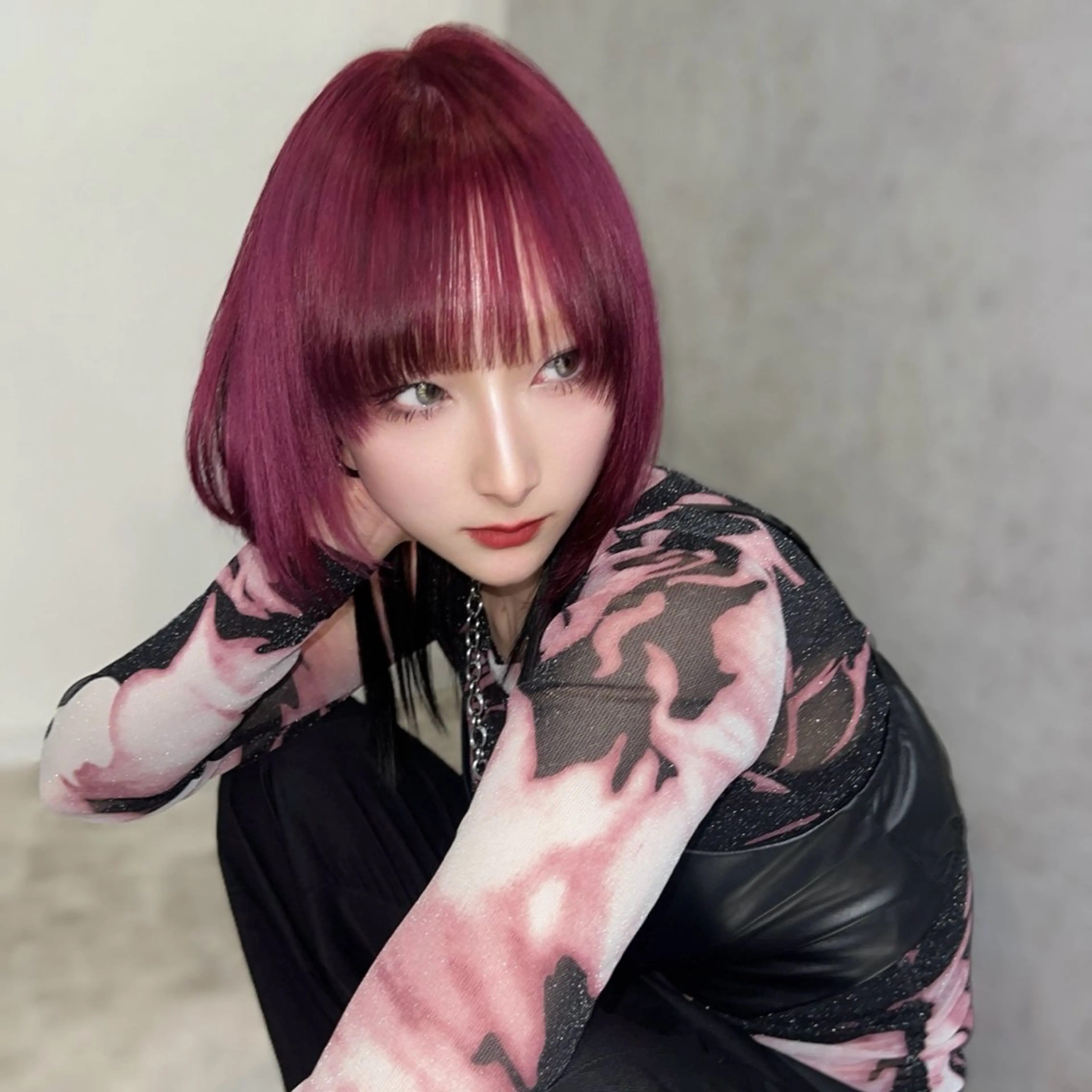 セミロング カラー ヘアカラー Ren. 🦋デザインカラーのヘアスタイル