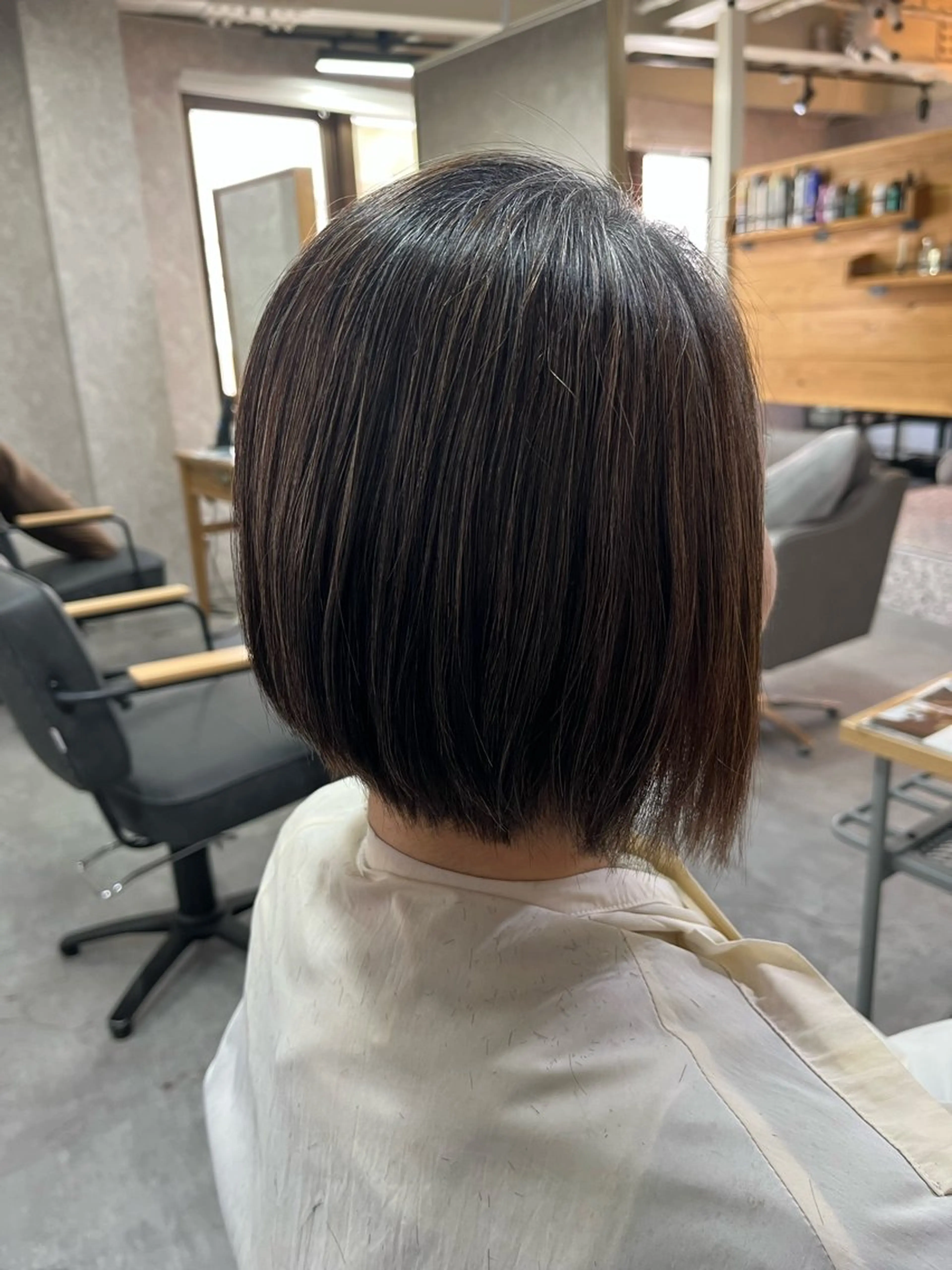 ショート 縮毛矯正 池田 真衣のヘアスタイル