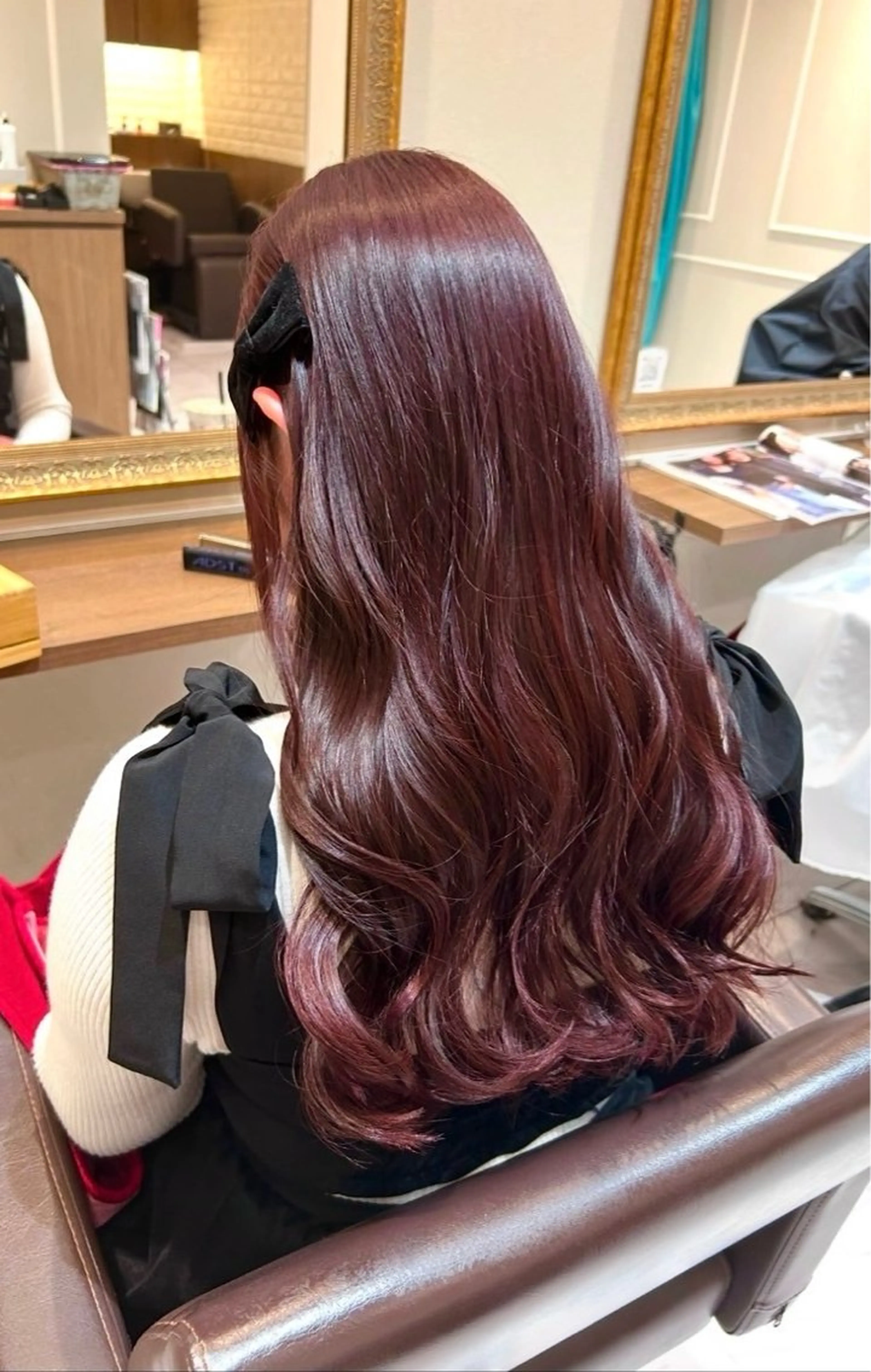 ロング カラー レッドカラー 🌼 えりな 🌼 モデル募集中のヘアスタイル