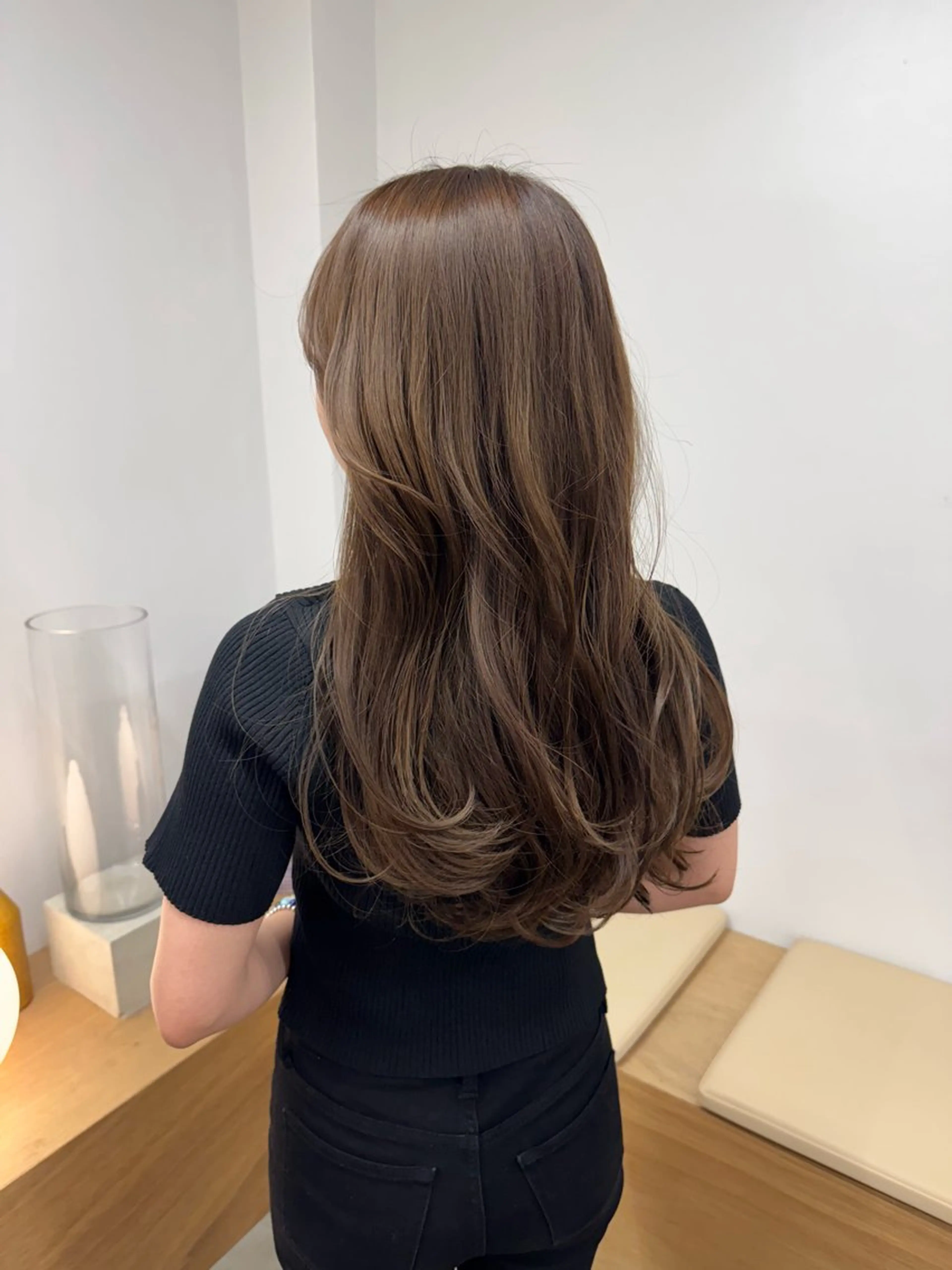 ミディアム カラー ヘアカラー 坂本 圭太朗のヘアスタイル