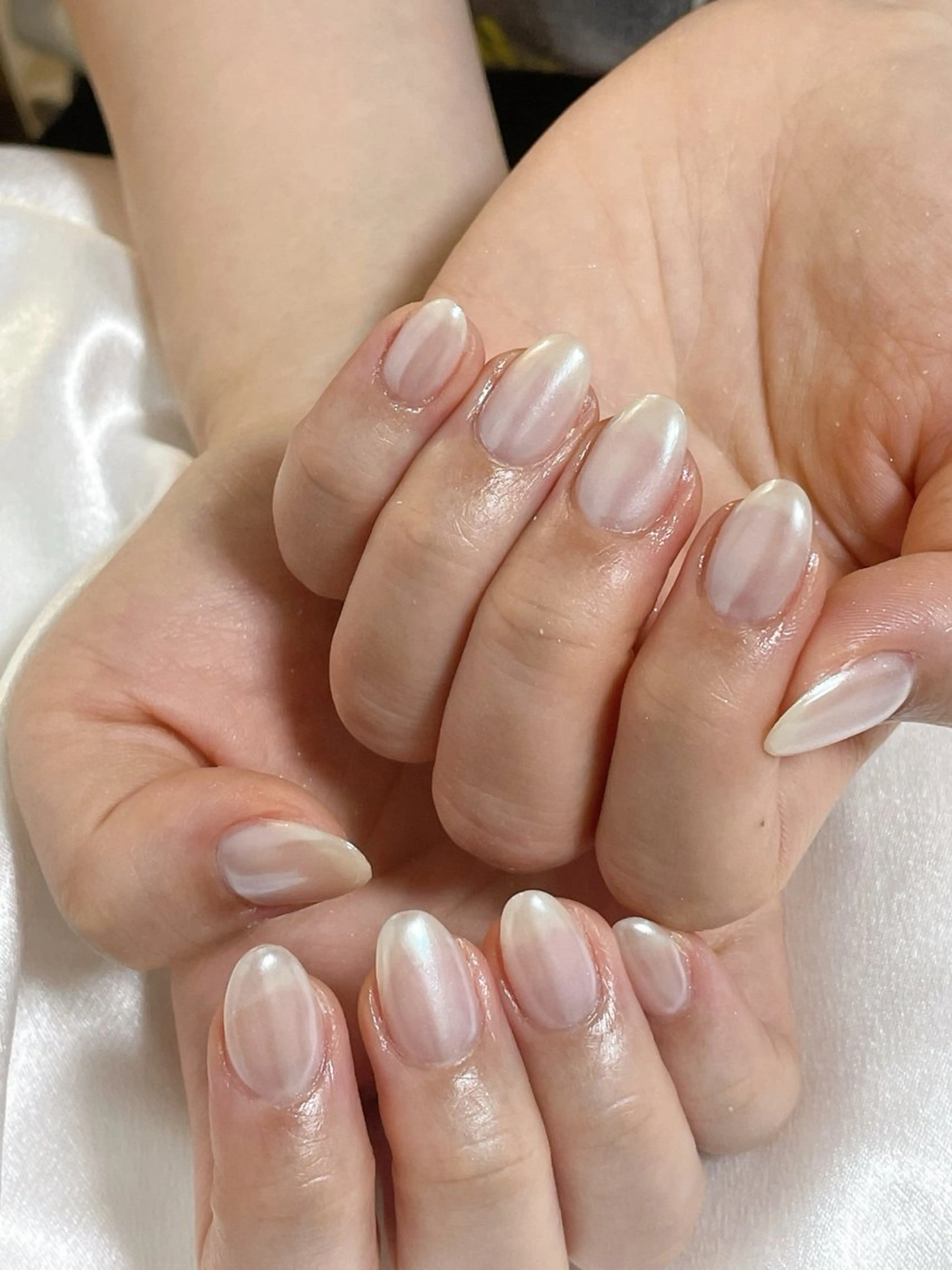 ネイル オーロラネイル 桜ネイル フラワーネイル フットネイル フレンチネイル ハンドネイル mogunail &blowのネイルデザイン