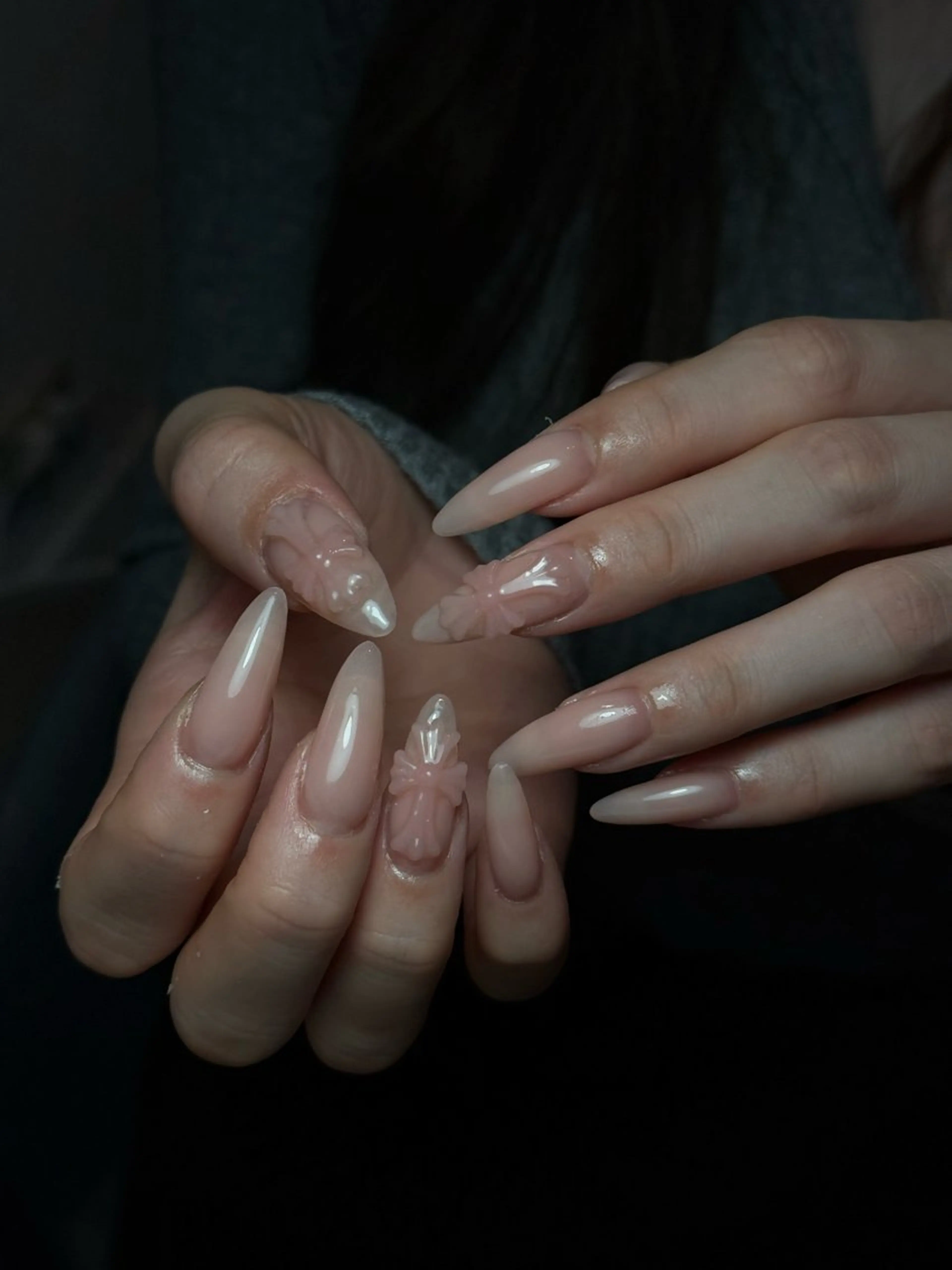 ネイル 韓国ネイル シンプルネイル ワンホンネイル ハンドネイル CoMo Nailのネイルデザイン