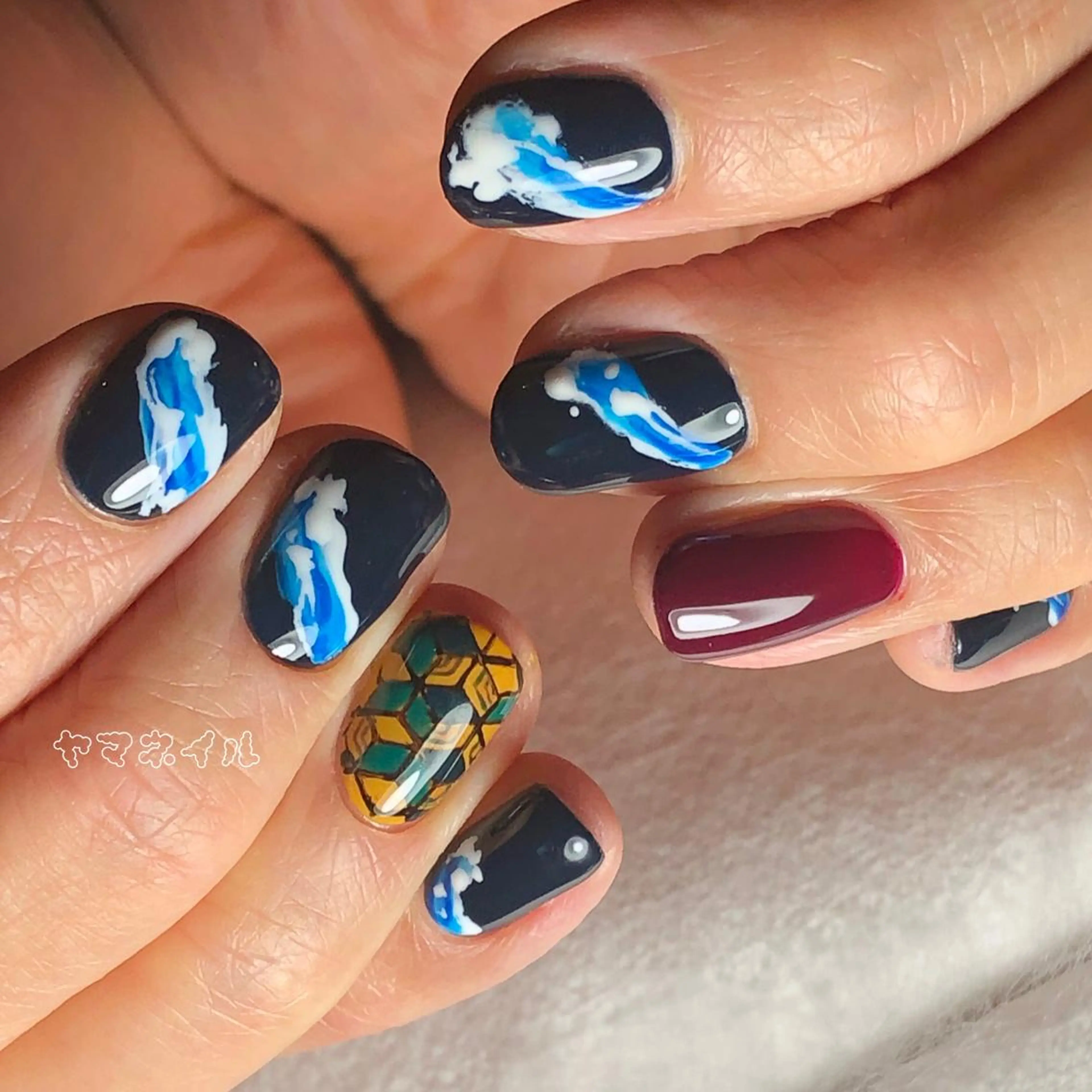 ネイル ネイル＆毛穴洗浄 ヤマネイル 山根のネイルデザイン