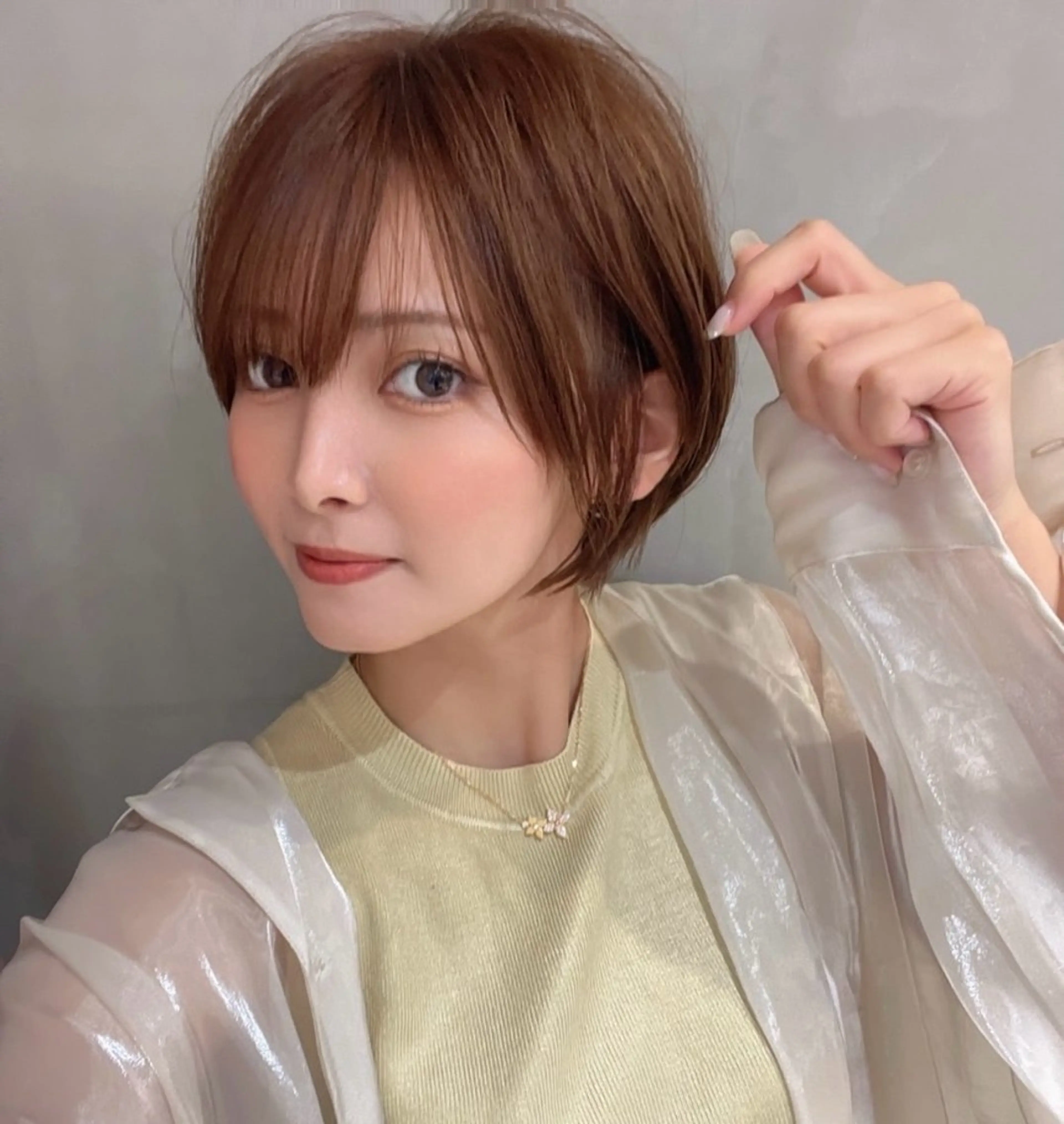 ショート カット ヘアカラー トリートメント ウメダナオヤ/ くびれヘア✨のヘアスタイル