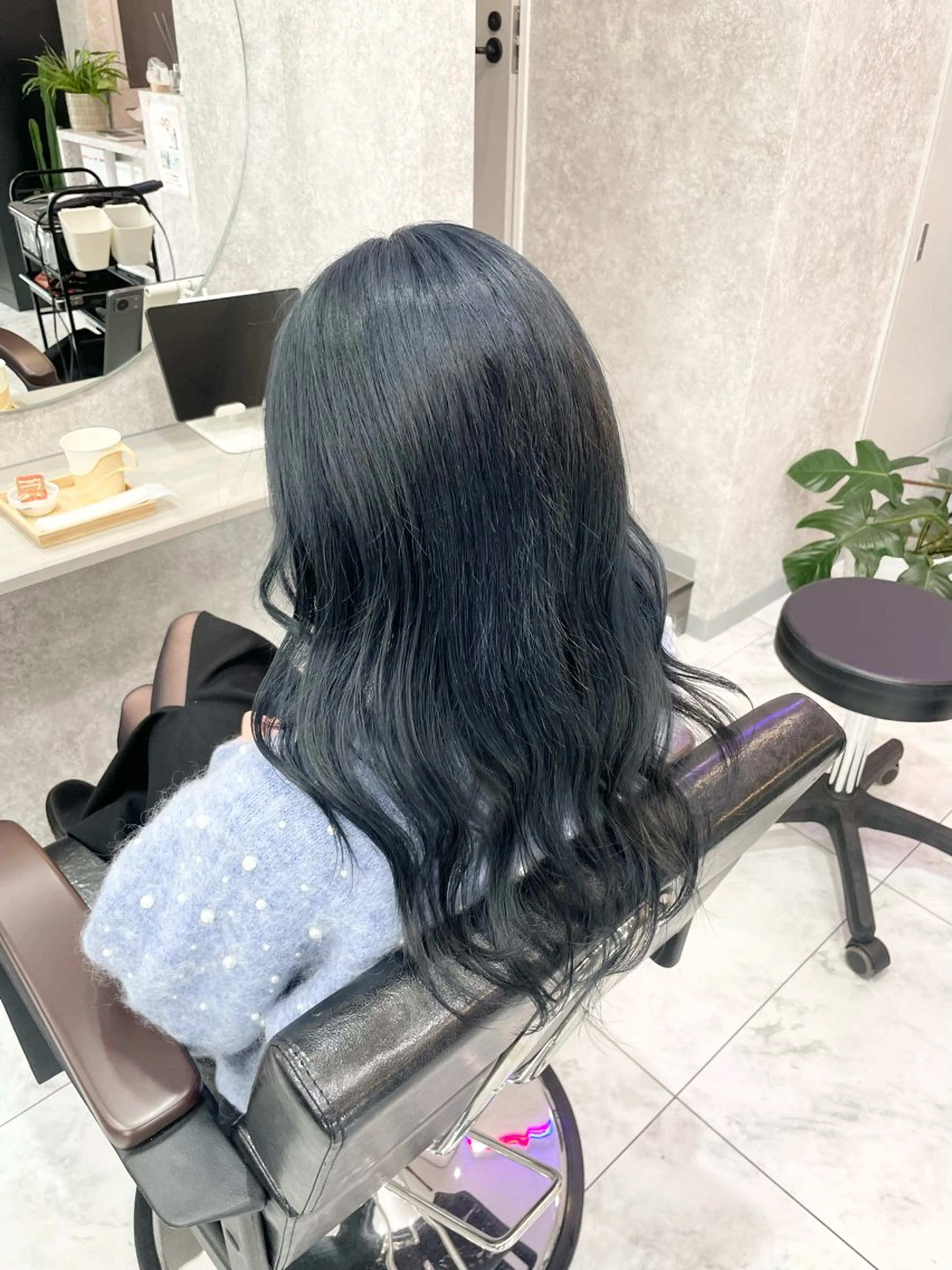 セミロング 🦋ハイトーン🦋 石山 希理🦋のヘアスタイル