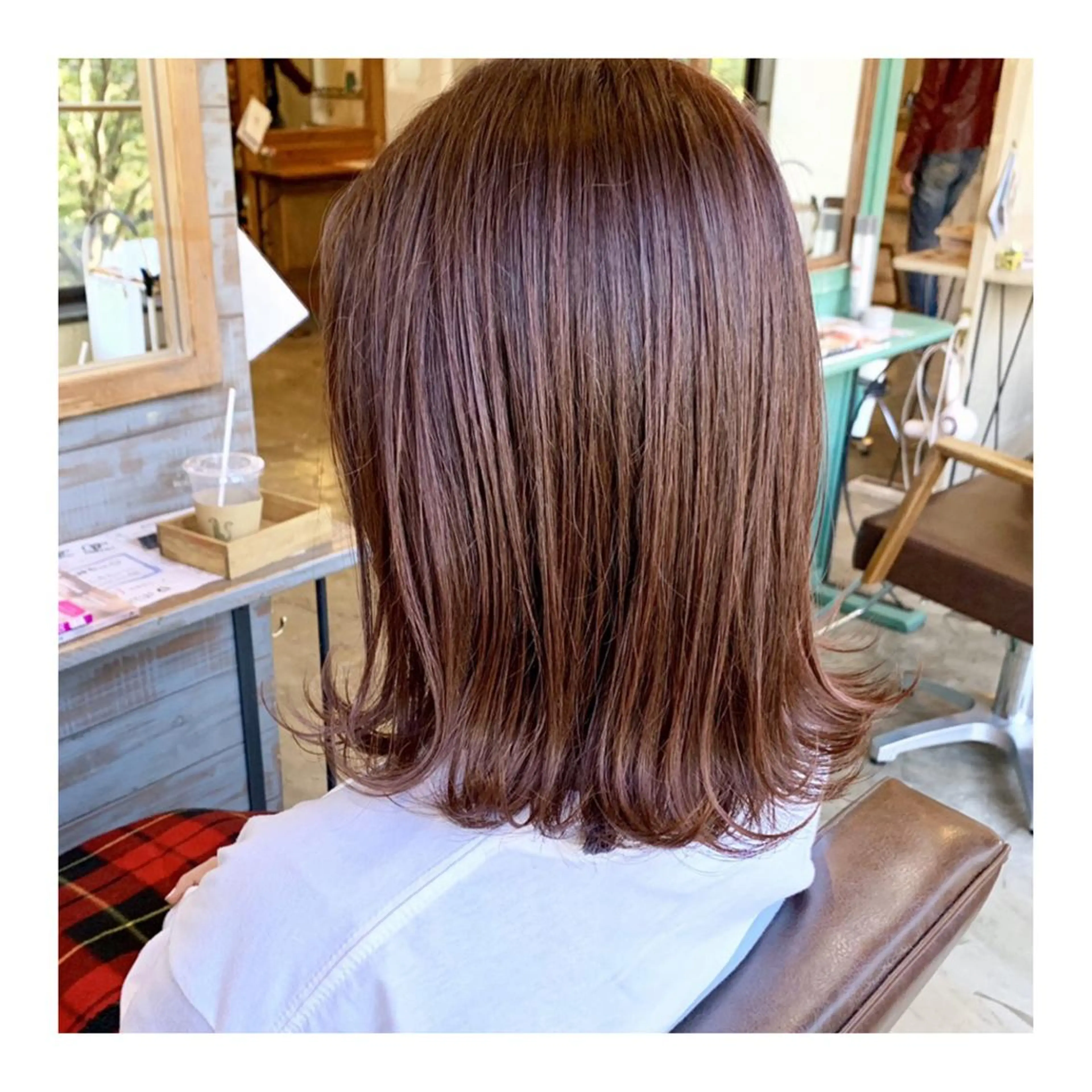 セミロング カラー ヘアアレンジ カット ヘアカラー トリートメント 🌻あいり merci.🌻のヘアスタイル