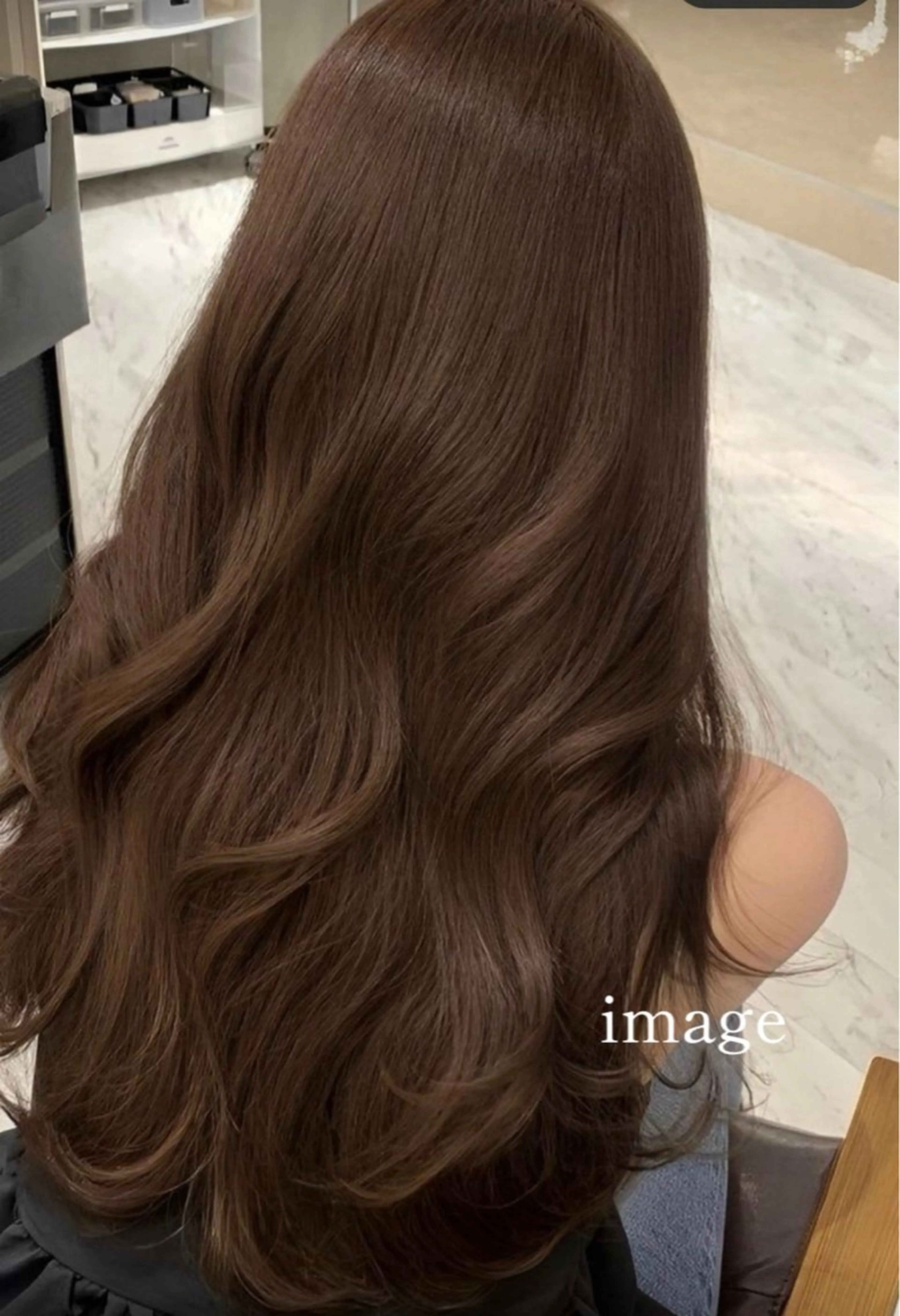 ロング カラー ブラウンカラー ヘーゼル トリートメント ヘアカラー 艶髪・美髪ケア🫧 表参道/MAYU🪽のヘアスタイル