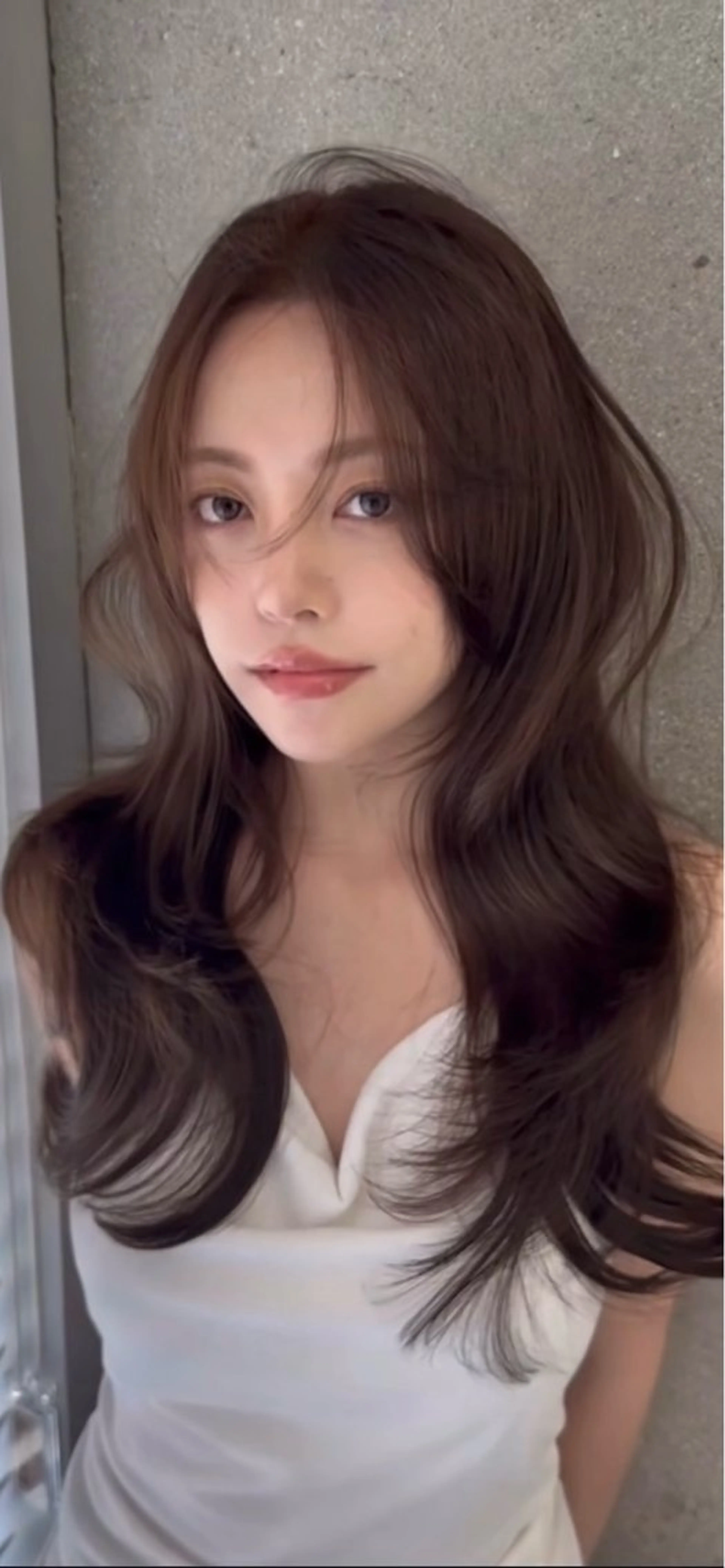 ロング パーマ 原田 聖也のヘアスタイル