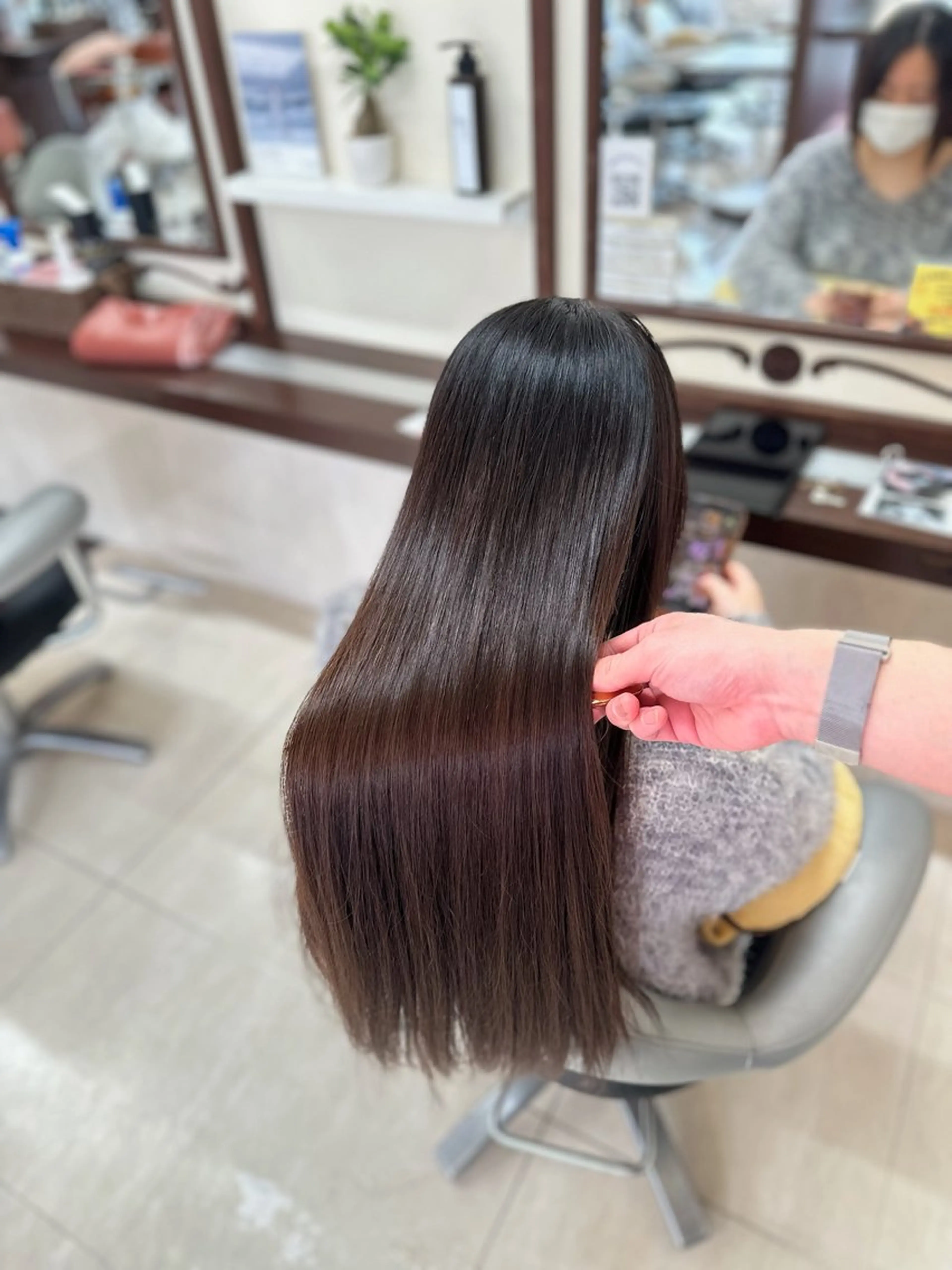 トリートメント レイヤー×垢抜け/ ハイトーン/朝倉友香のヘアスタイル