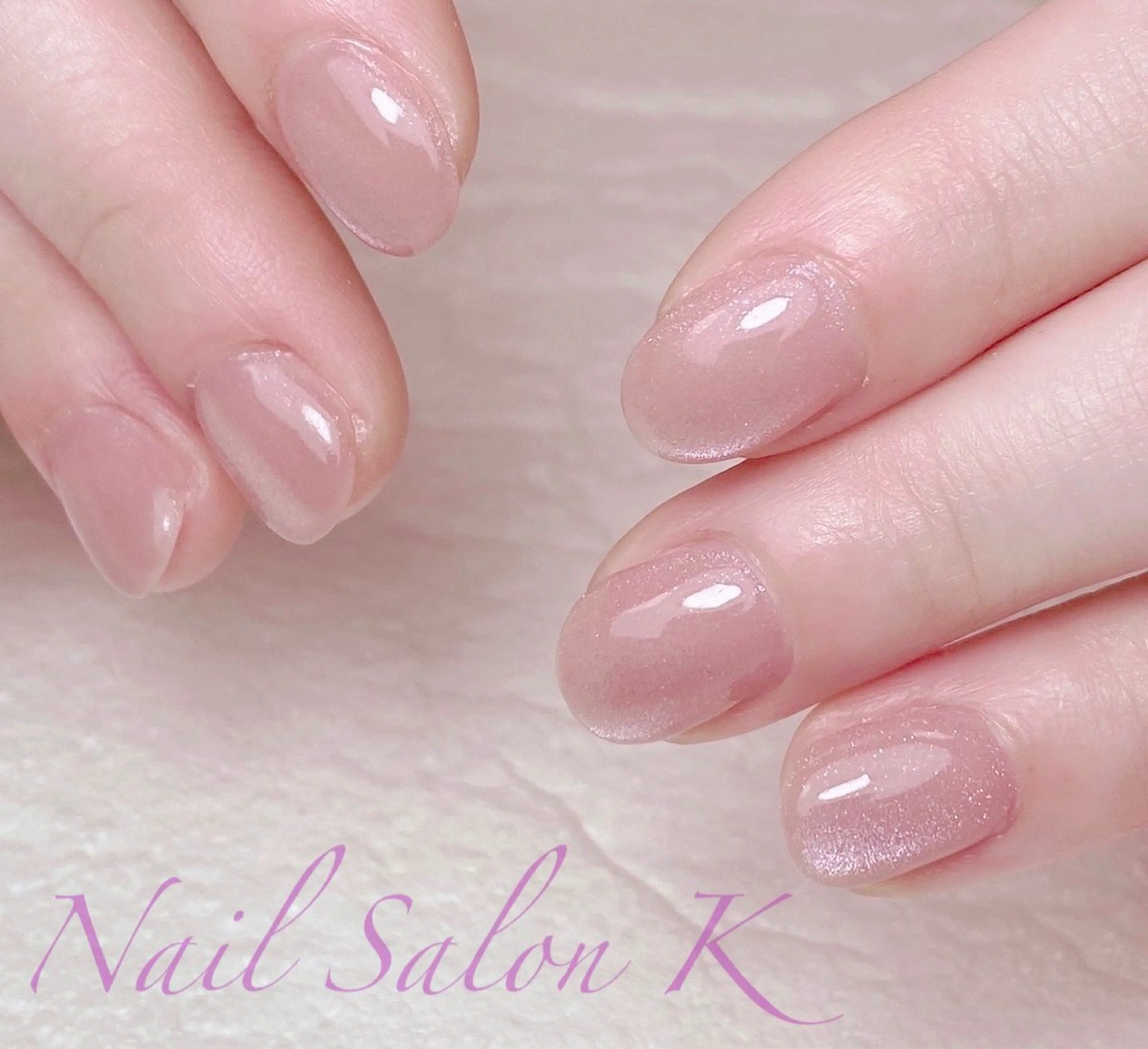 ネイル オフィスネイル ハンドネイル Nail Salon K 🧸美爪育成のネイルデザイン