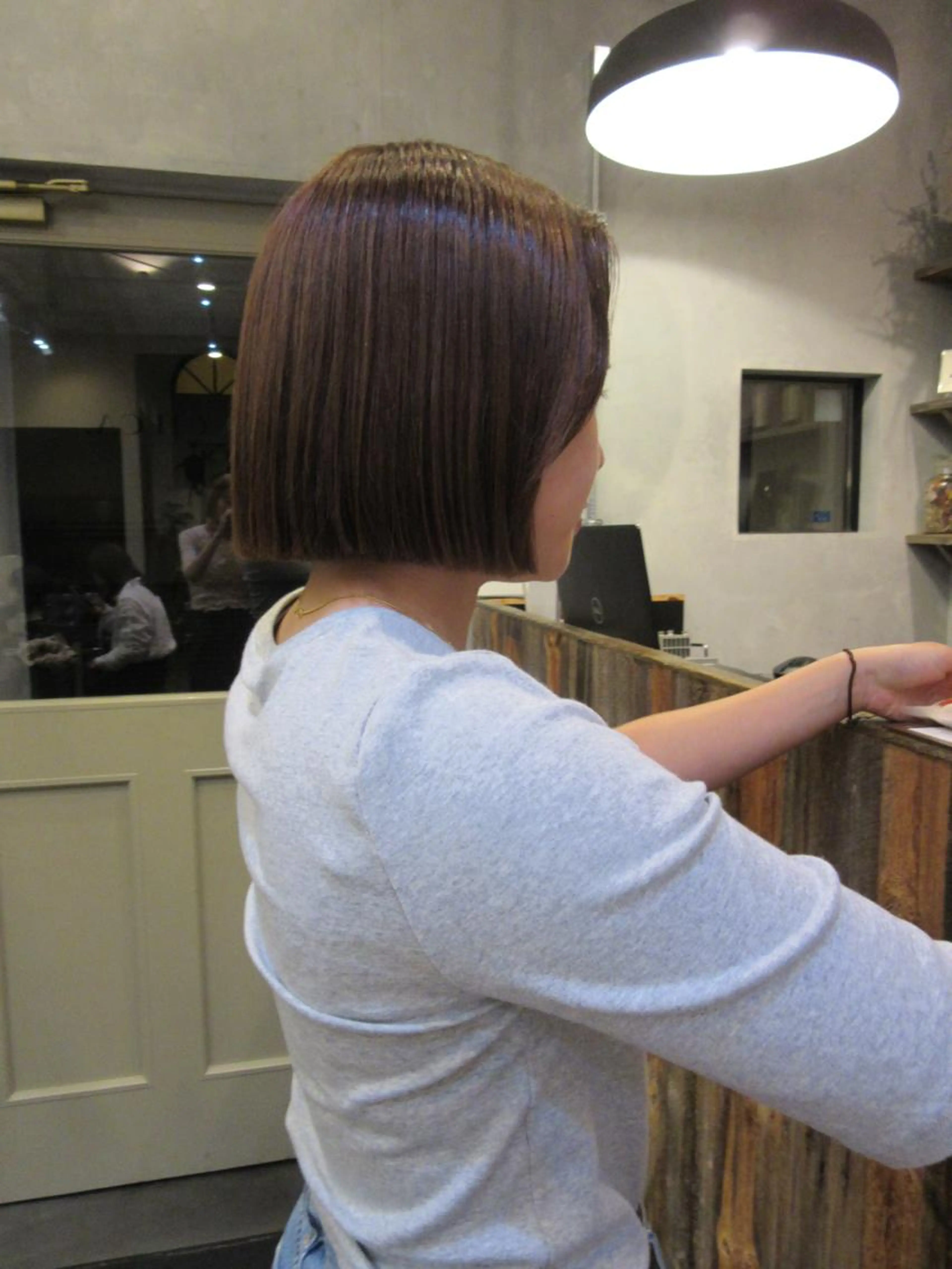 カット+縮毛矯正+3stepトリートメントの写真