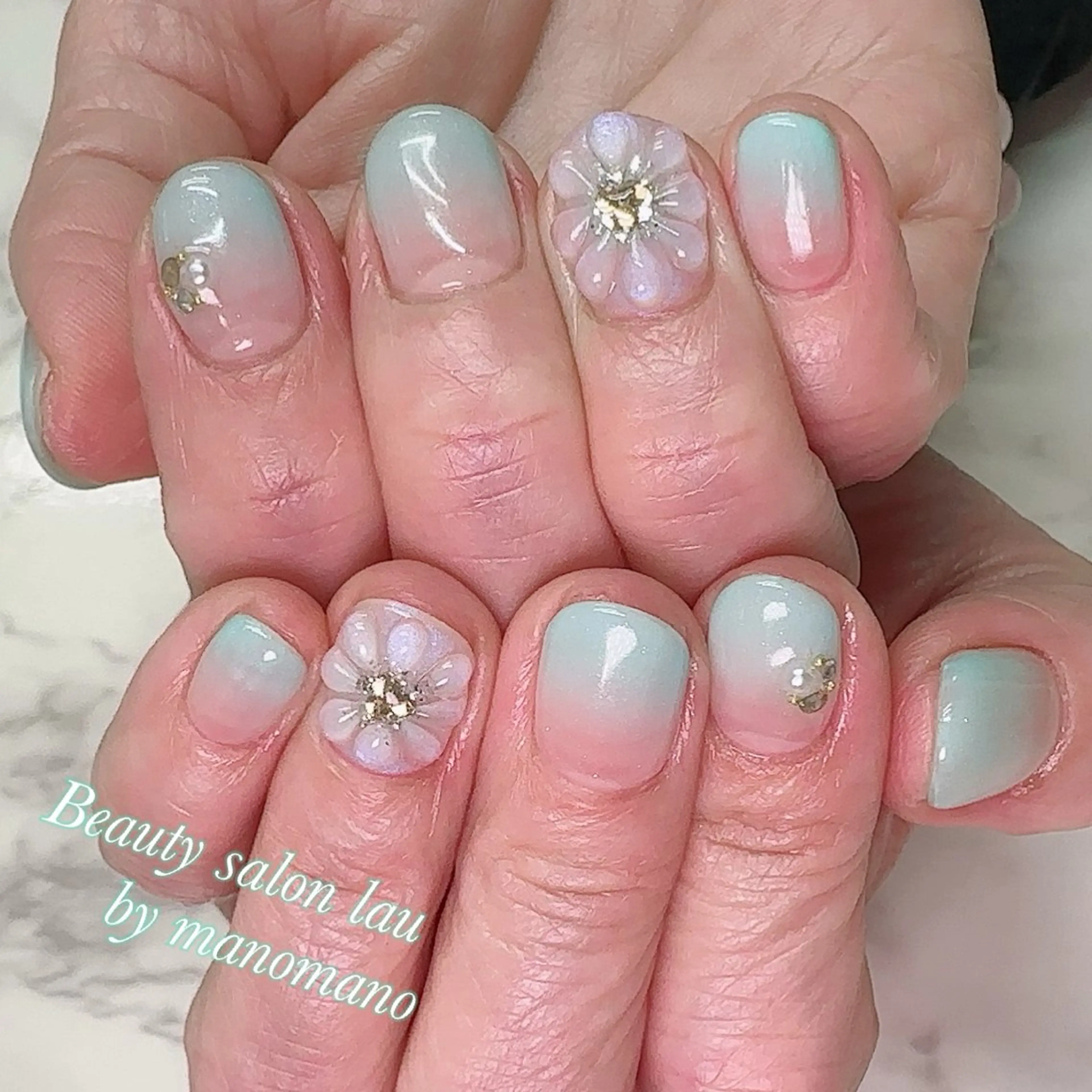 ネイル ラウバイマノマノ なかざとのネイルデザイン